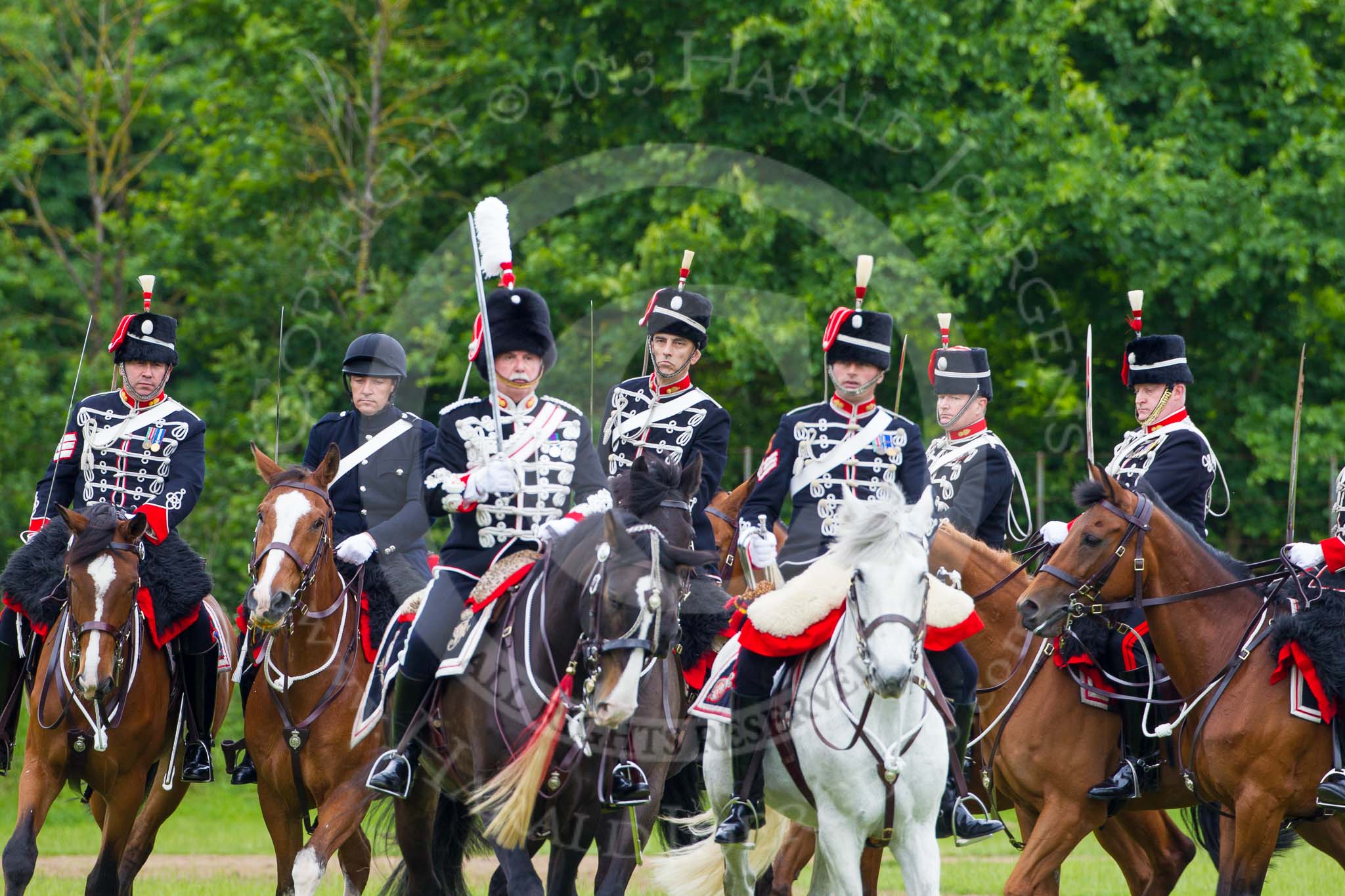 The Light Cavalry HAC Annual Review and Inspection 2013.
Windsor Great Park Review Ground,
Windsor,
Berkshire,
United Kingdom,
on 09 June 2013 at 13:35, image #442