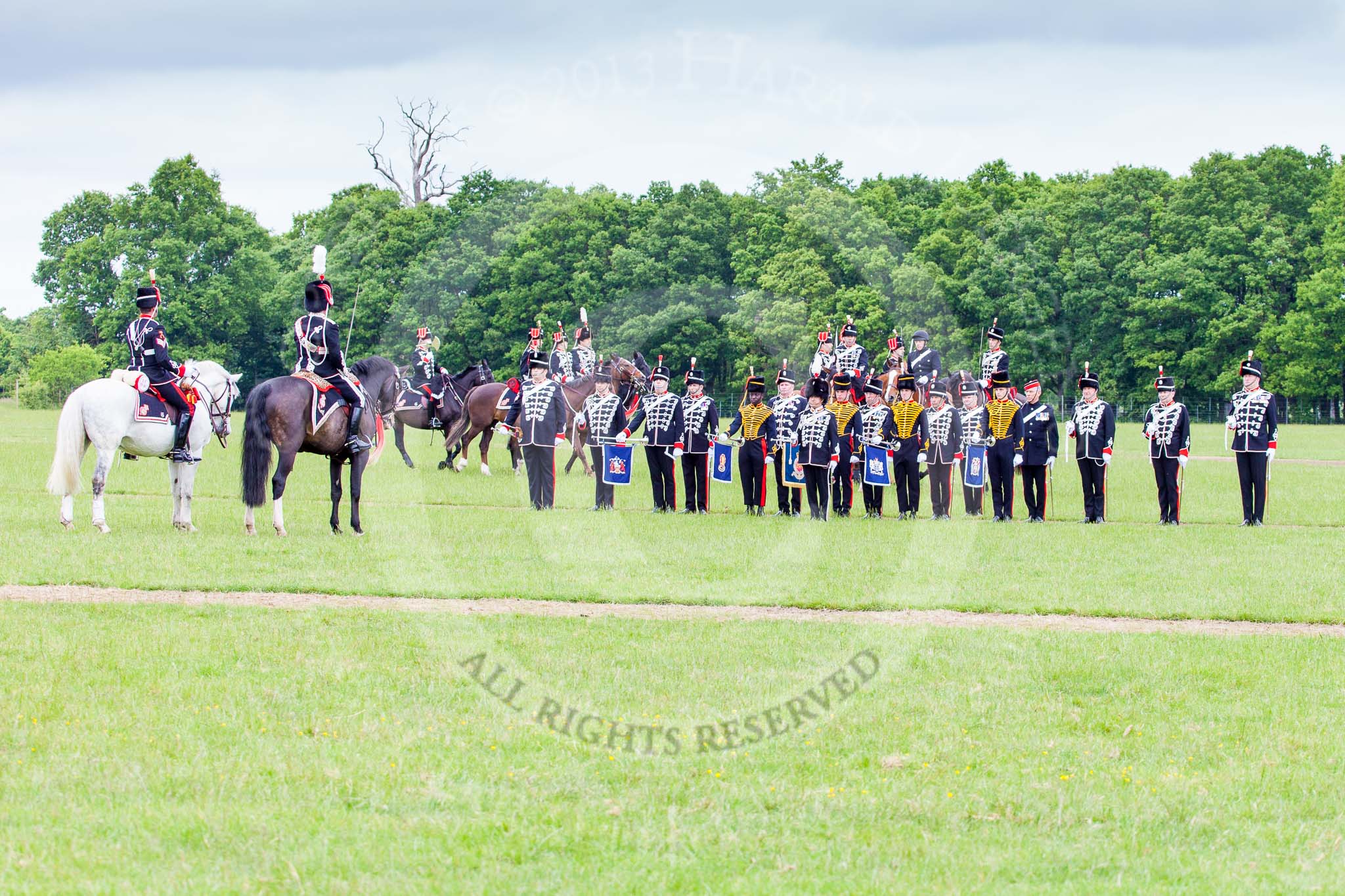 The Light Cavalry HAC Annual Review and Inspection 2013.
Windsor Great Park Review Ground,
Windsor,
Berkshire,
United Kingdom,
on 09 June 2013 at 13:38, image #469