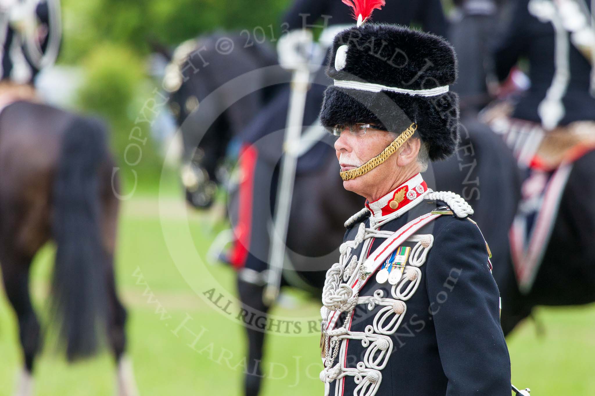 The Light Cavalry HAC Annual Review and Inspection 2013.
Windsor Great Park Review Ground,
Windsor,
Berkshire,
United Kingdom,
on 09 June 2013 at 13:41, image #487