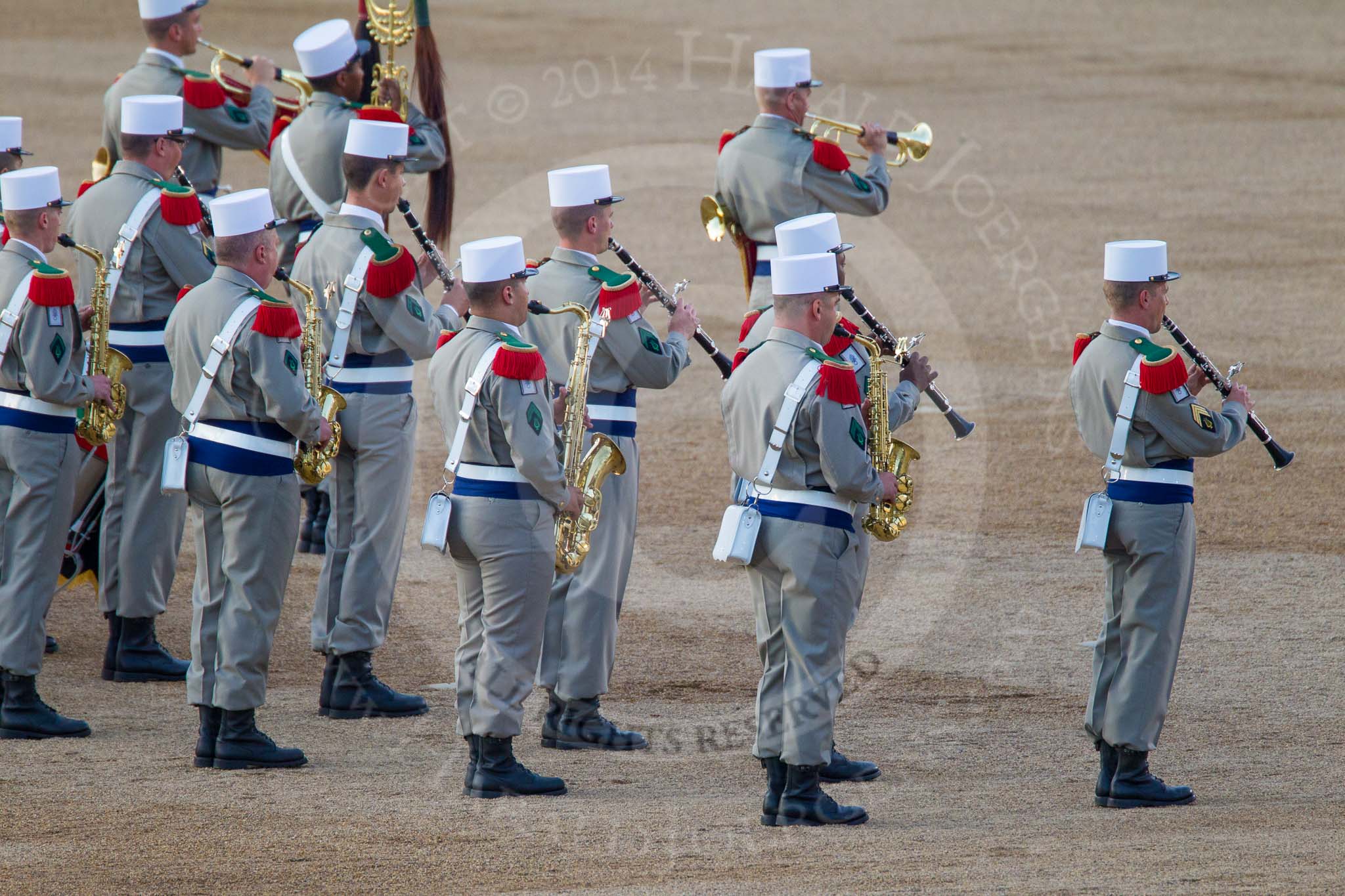 Beating Retreat 2014.
Horse Guards Parade, Westminster,
London SW1A,

United Kingdom,
on 11 June 2014 at 20:38, image #149