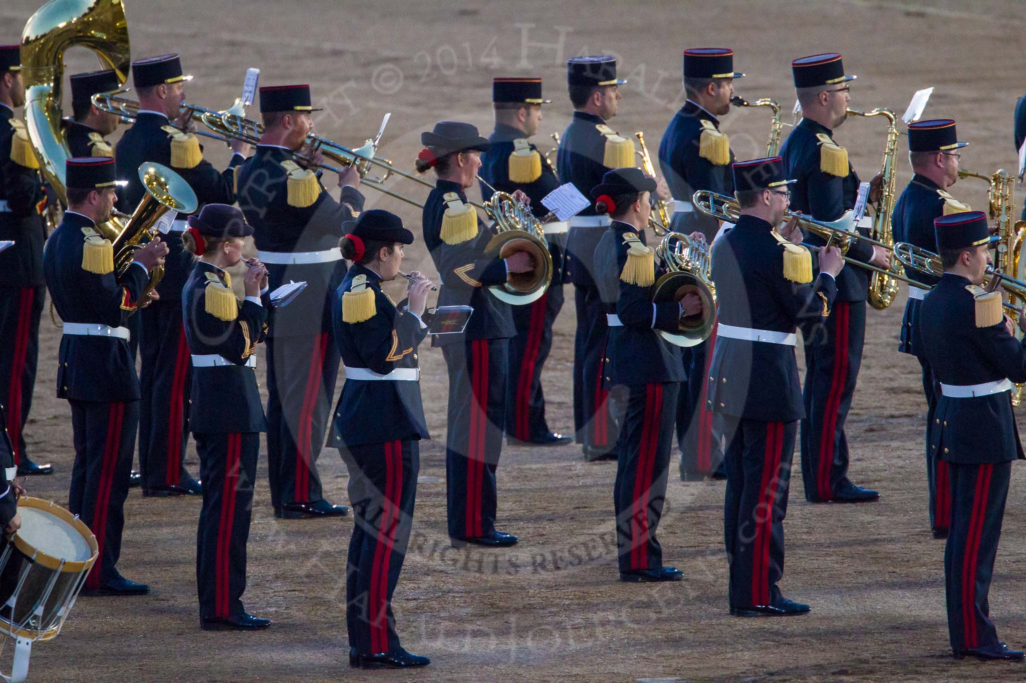 Beating Retreat 2014.
Horse Guards Parade, Westminster,
London SW1A,

United Kingdom,
on 11 June 2014 at 21:22, image #323