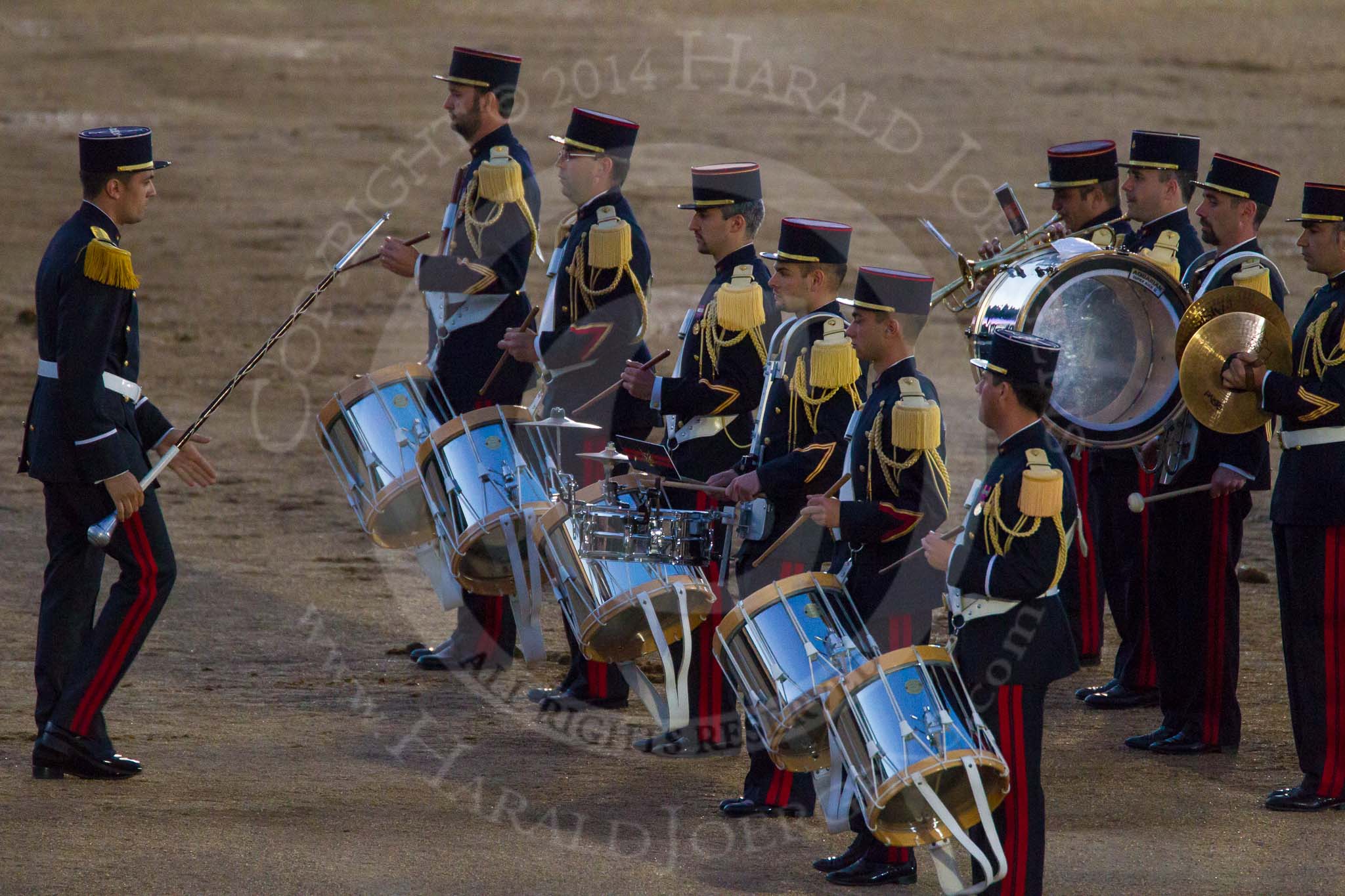 Beating Retreat 2014.
Horse Guards Parade, Westminster,
London SW1A,

United Kingdom,
on 11 June 2014 at 21:25, image #329