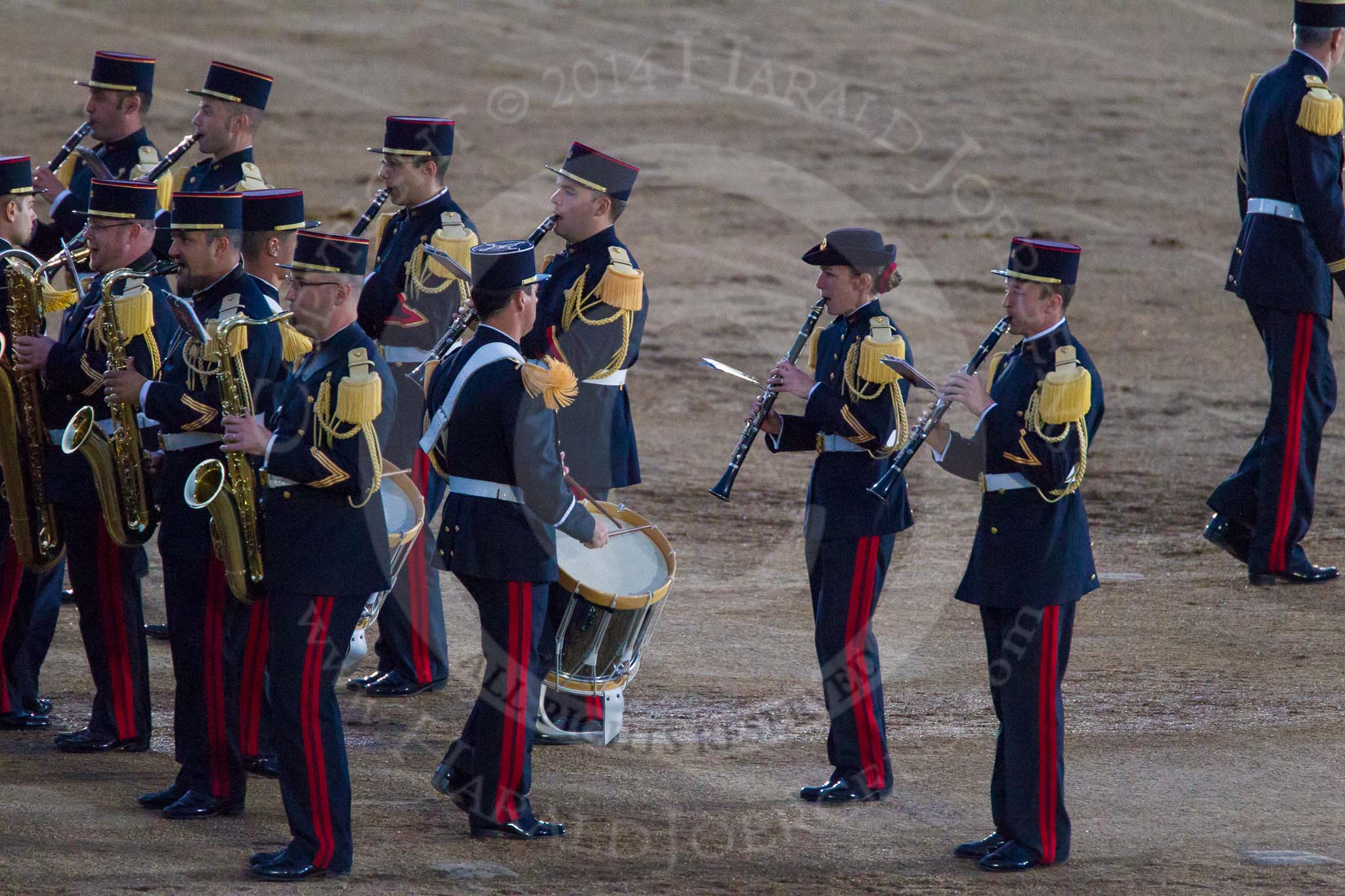 Beating Retreat 2014.
Horse Guards Parade, Westminster,
London SW1A,

United Kingdom,
on 11 June 2014 at 21:26, image #331