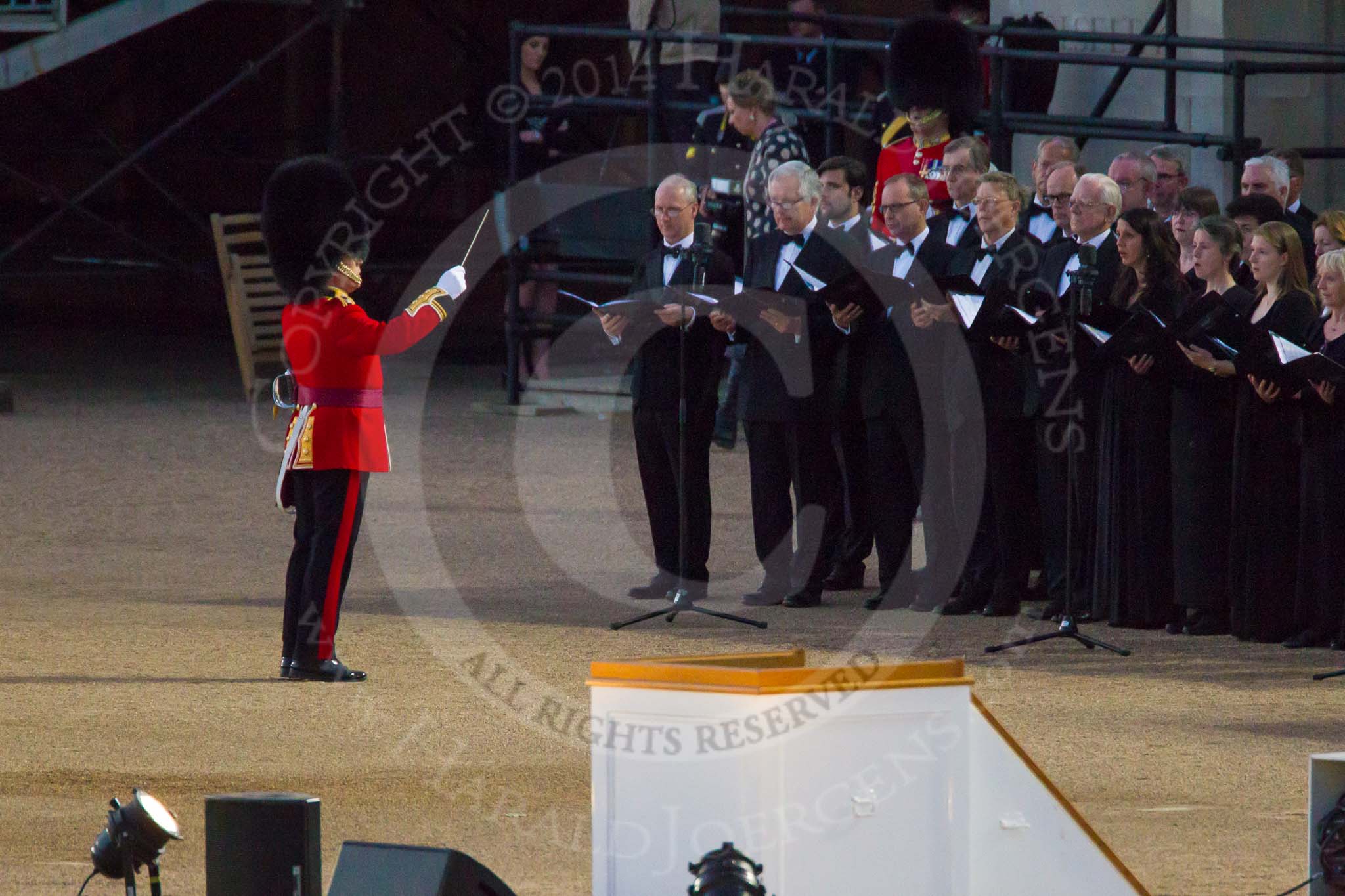 Beating Retreat 2014.
Horse Guards Parade, Westminster,
London SW1A,

United Kingdom,
on 11 June 2014 at 21:28, image #336