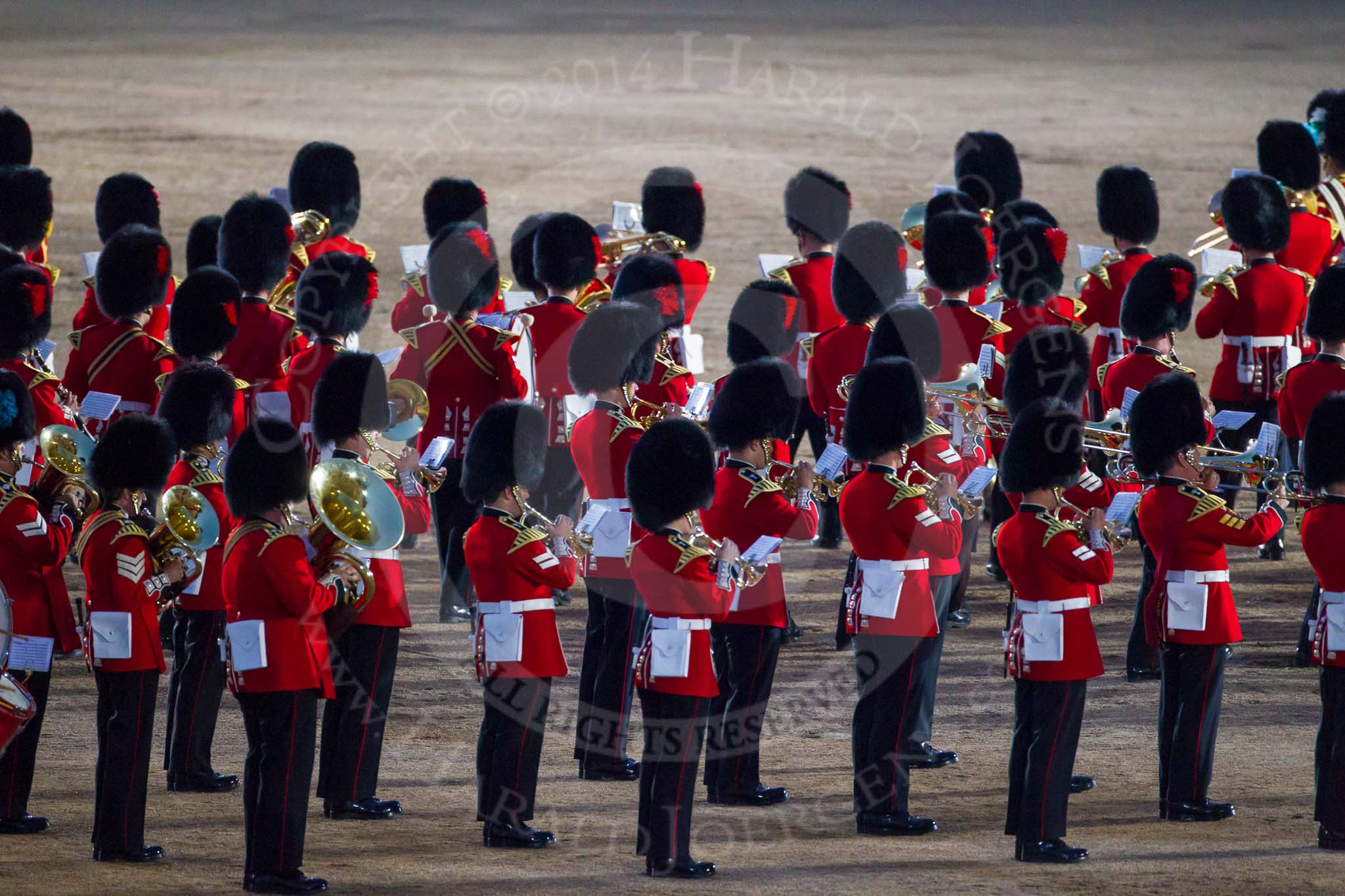 Beating Retreat 2014.
Horse Guards Parade, Westminster,
London SW1A,

United Kingdom,
on 11 June 2014 at 21:34, image #355