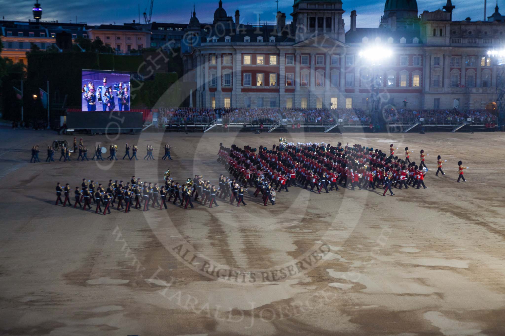 Beating Retreat 2014.
Horse Guards Parade, Westminster,
London SW1A,

United Kingdom,
on 11 June 2014 at 21:38, image #371
