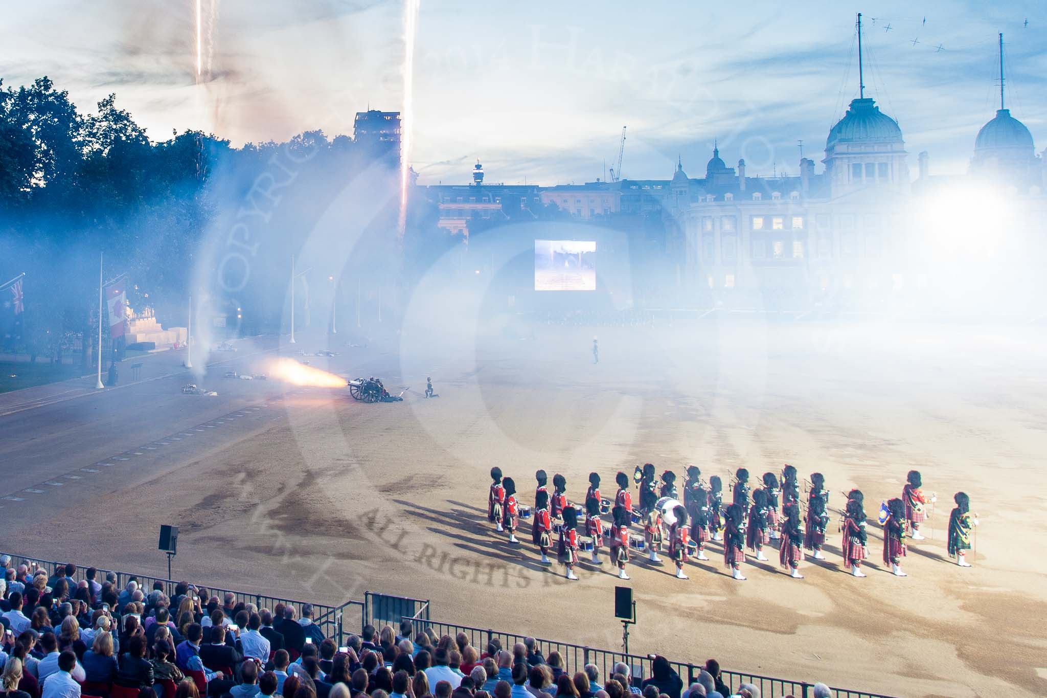 Beating Retreat 2014.
Horse Guards Parade, Westminster,
London SW1A,

United Kingdom,
on 11 June 2014 at 21:43, image #380