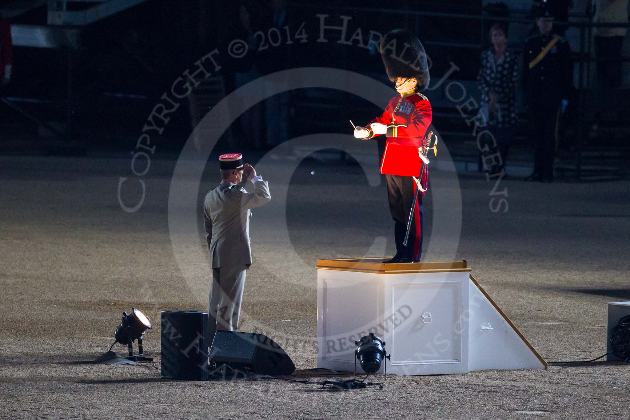 Beating Retreat 2014.
Horse Guards Parade, Westminster,
London SW1A,

United Kingdom,
on 11 June 2014 at 21:50, image #407