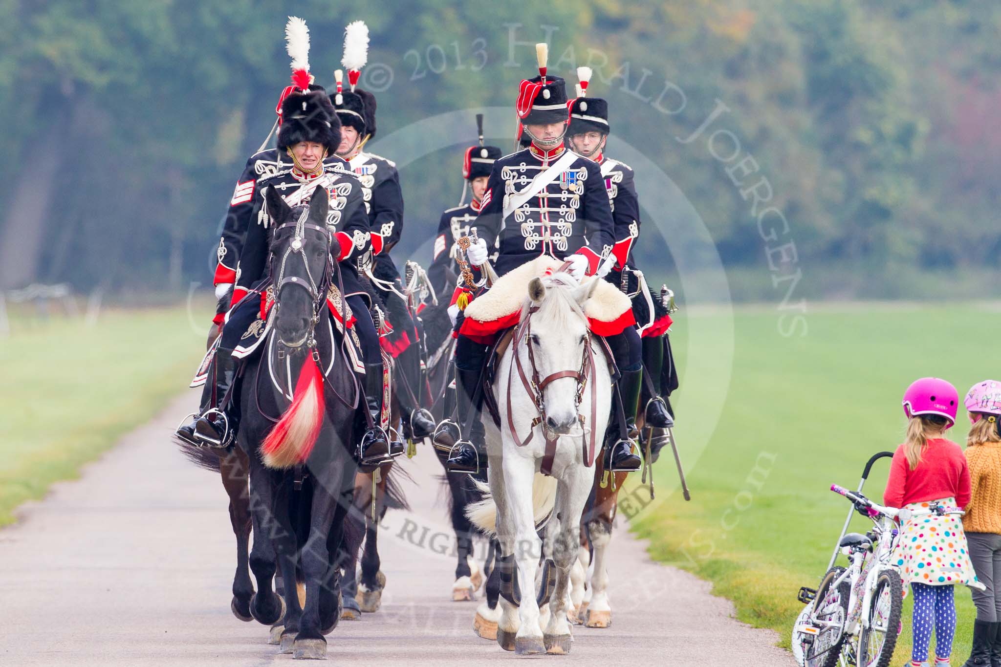 The Light Cavalry HAC Annual Review and Inspection 2014.
Guards Polo Club. Windsor Great Park,



on 12 October 2014 at 11:35, image #45