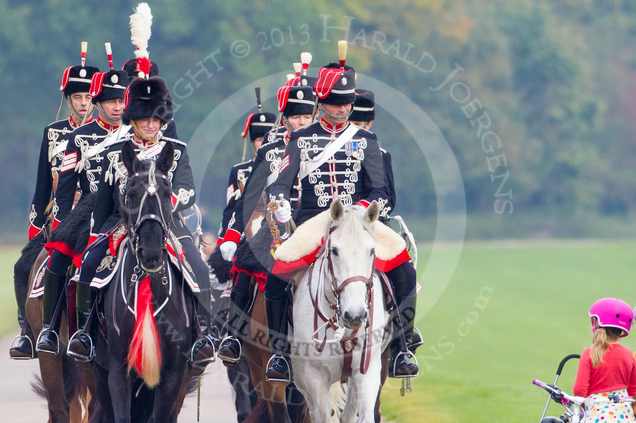 The Light Cavalry HAC Annual Review and Inspection 2014.
Guards Polo Club. Windsor Great Park,



on 12 October 2014 at 11:35, image #46