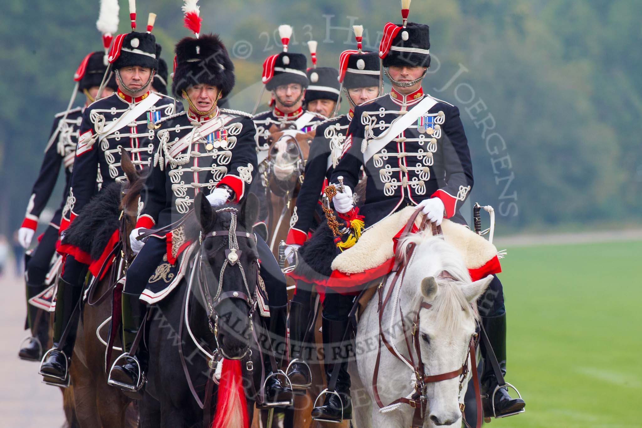 The Light Cavalry HAC Annual Review and Inspection 2014.
Guards Polo Club. Windsor Great Park,



on 12 October 2014 at 11:36, image #48