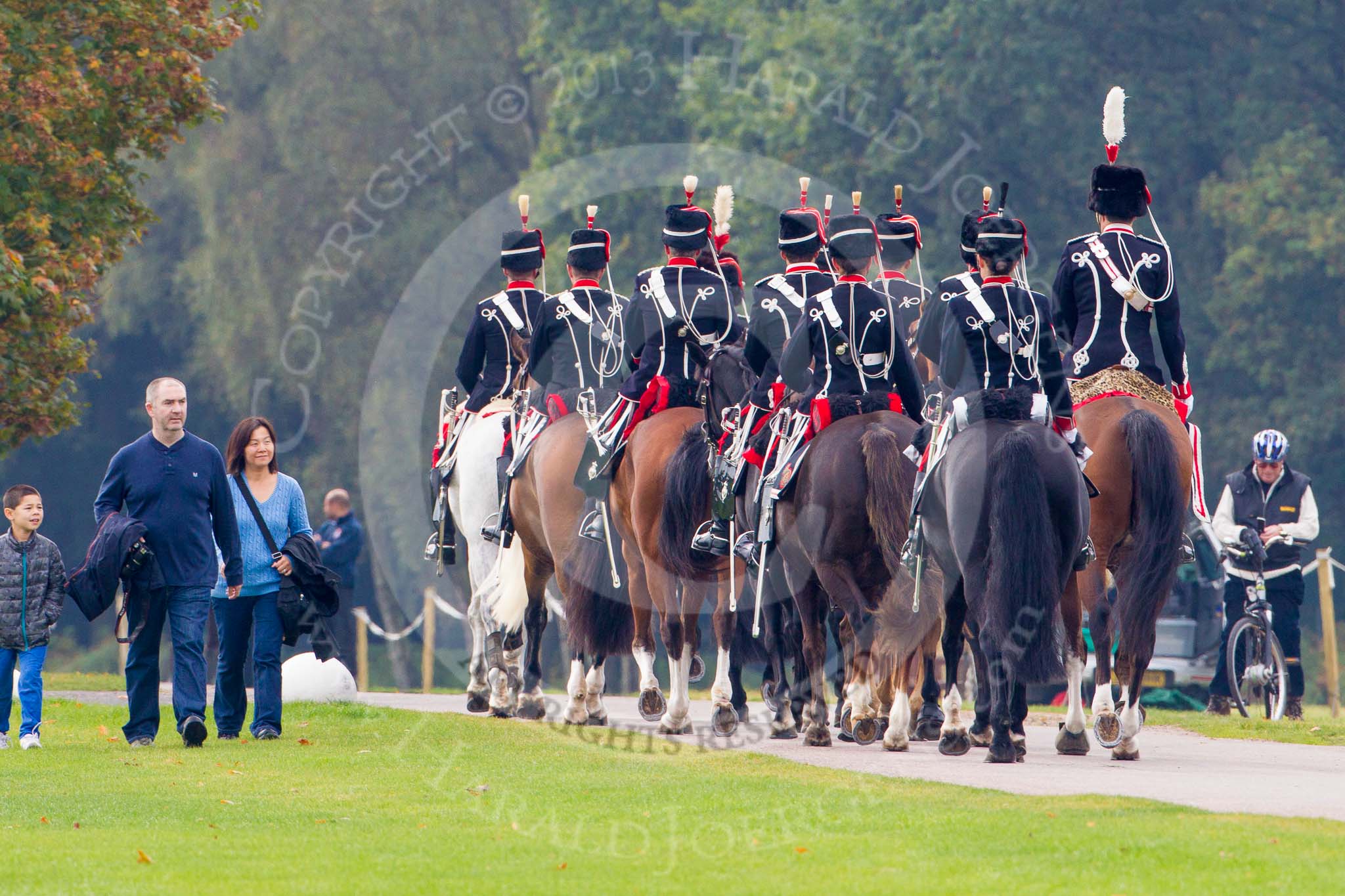 The Light Cavalry HAC Annual Review and Inspection 2014.
Guards Polo Club. Windsor Great Park,



on 12 October 2014 at 11:37, image #51