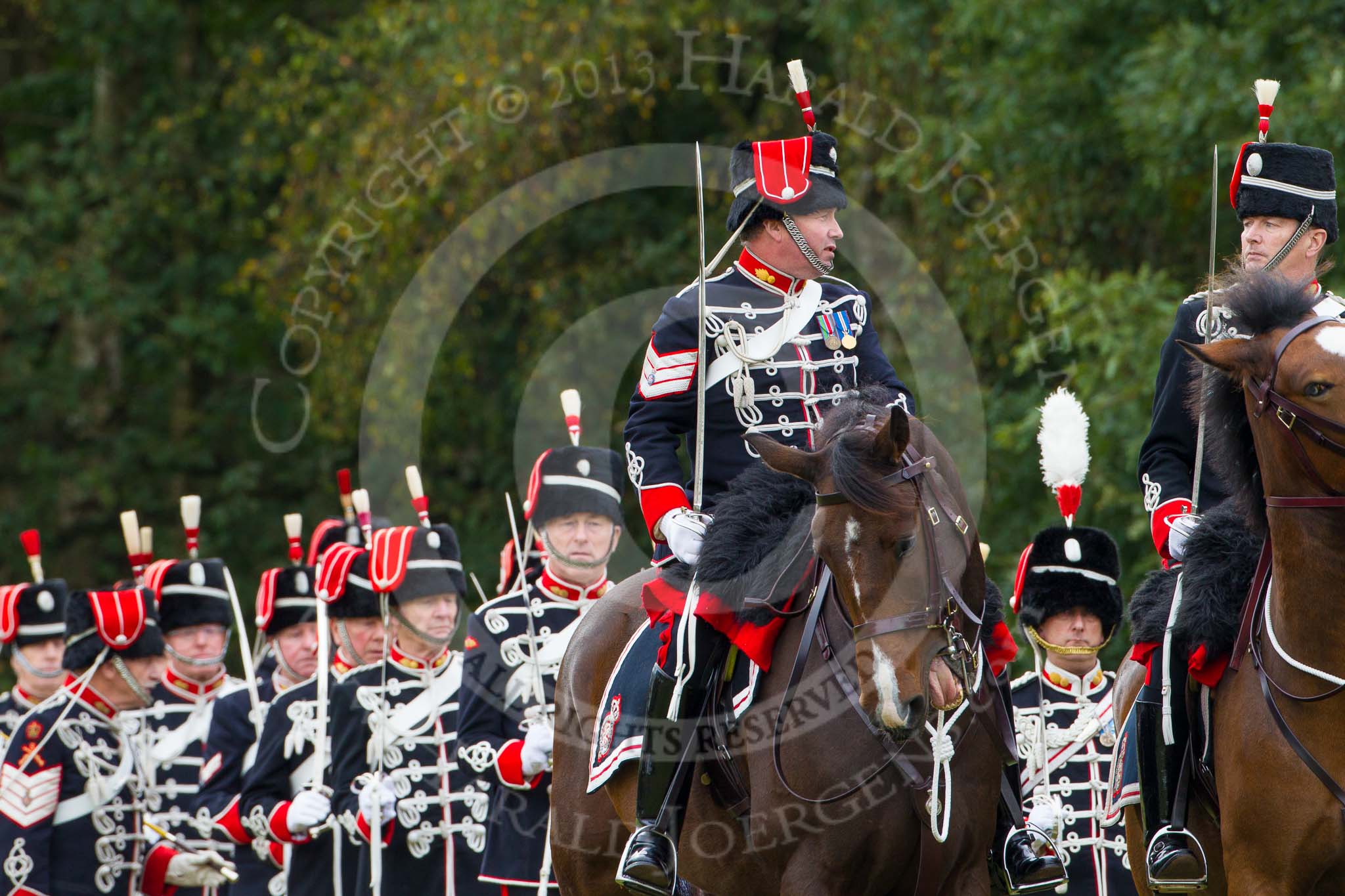 The Light Cavalry HAC Annual Review and Inspection 2014.
Guards Polo Club. Windsor Great Park,



on 12 October 2014 at 13:03, image #159