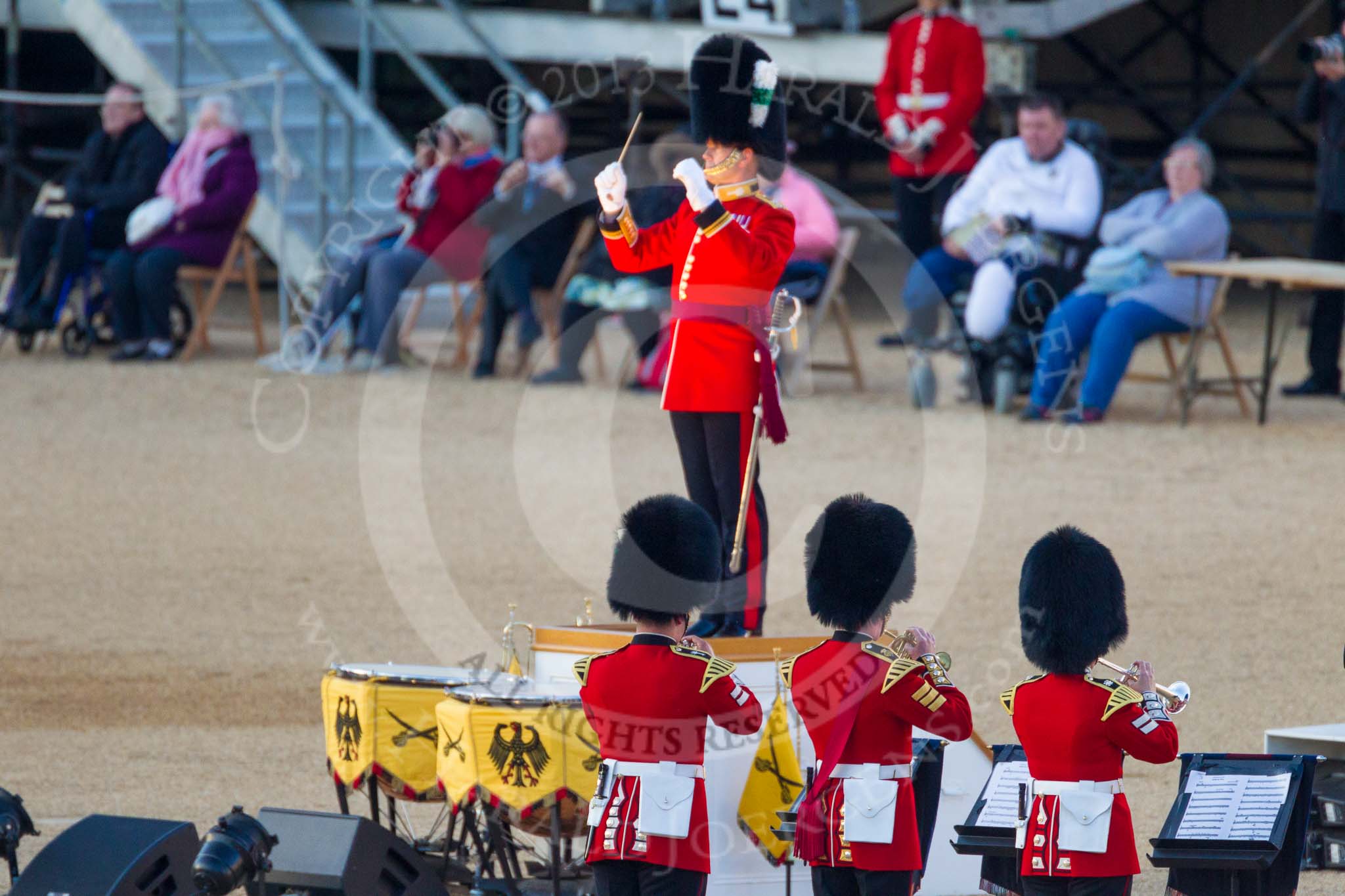 Beating Retreat 2015 - Waterloo 200.
Horse Guards Parade, Westminster,
London,

United Kingdom,
on 10 June 2015 at 20:33, image #129