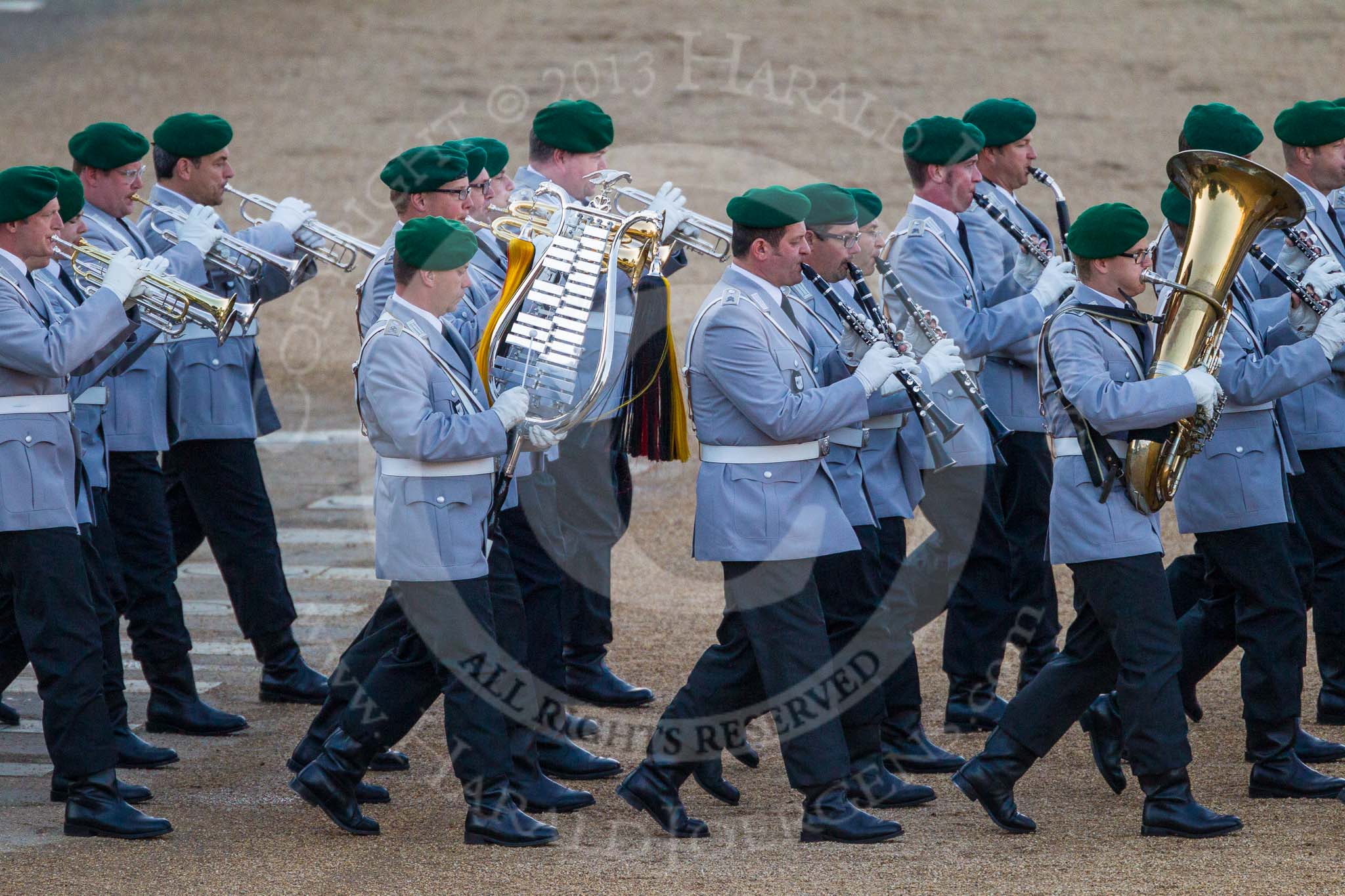 Beating Retreat 2015 - Waterloo 200.
Horse Guards Parade, Westminster,
London,

United Kingdom,
on 10 June 2015 at 20:38, image #151