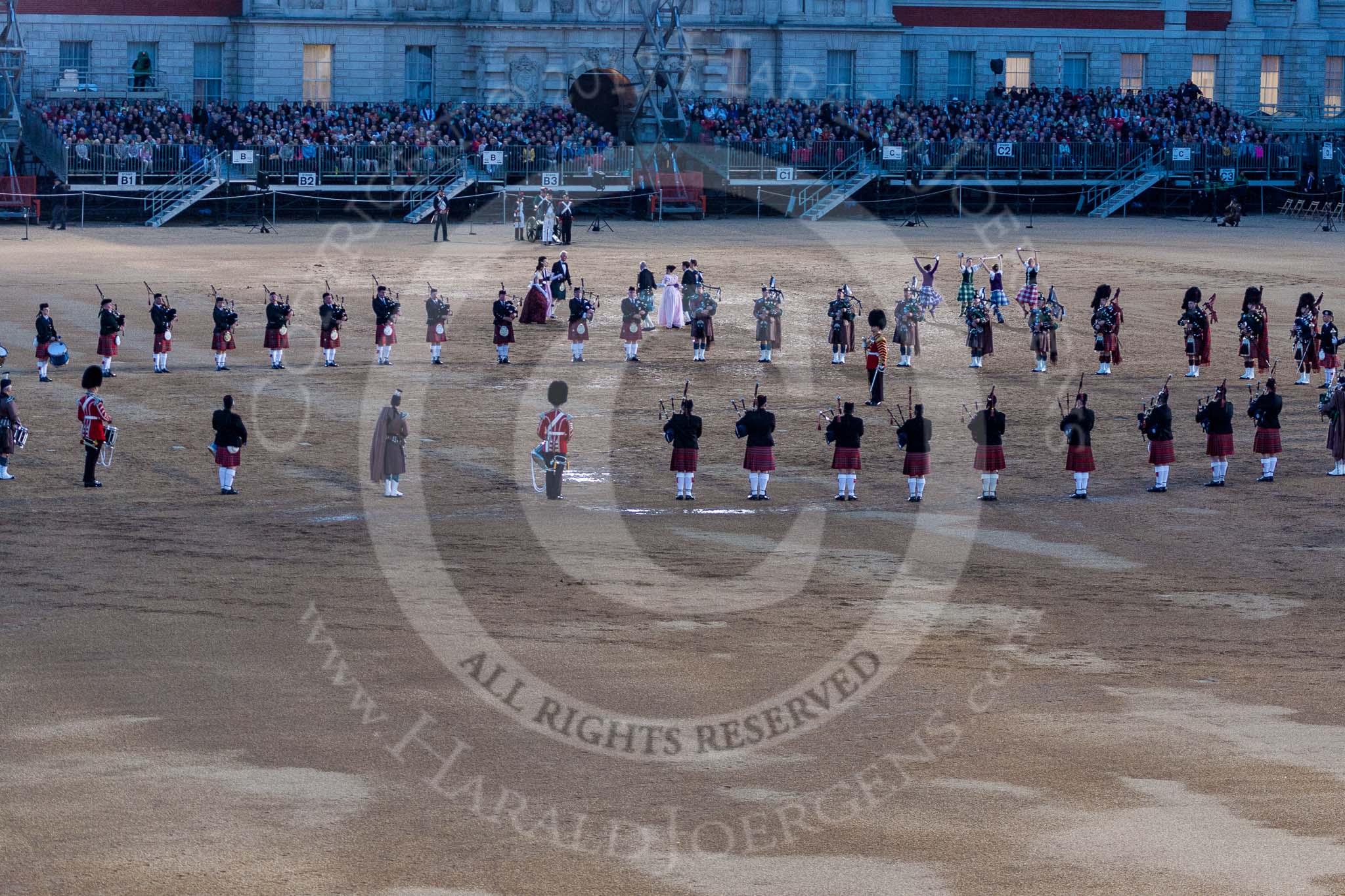 Beating Retreat 2015 - Waterloo 200.
Horse Guards Parade, Westminster,
London,

United Kingdom,
on 10 June 2015 at 21:19, image #305