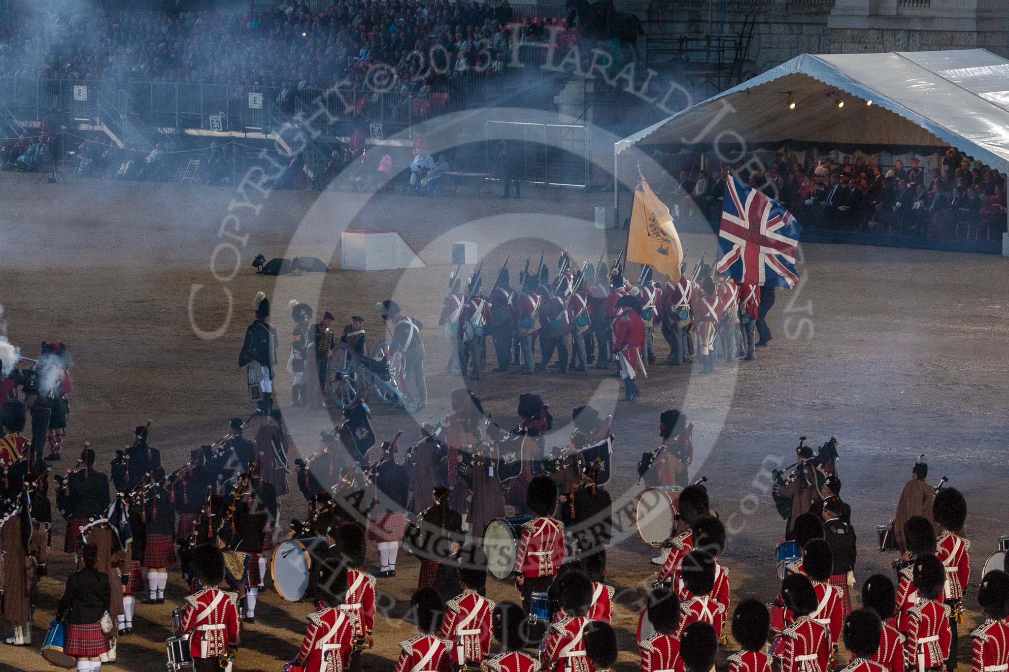 Beating Retreat 2015 - Waterloo 200.
Horse Guards Parade, Westminster,
London,

United Kingdom,
on 10 June 2015 at 21:27, image #335