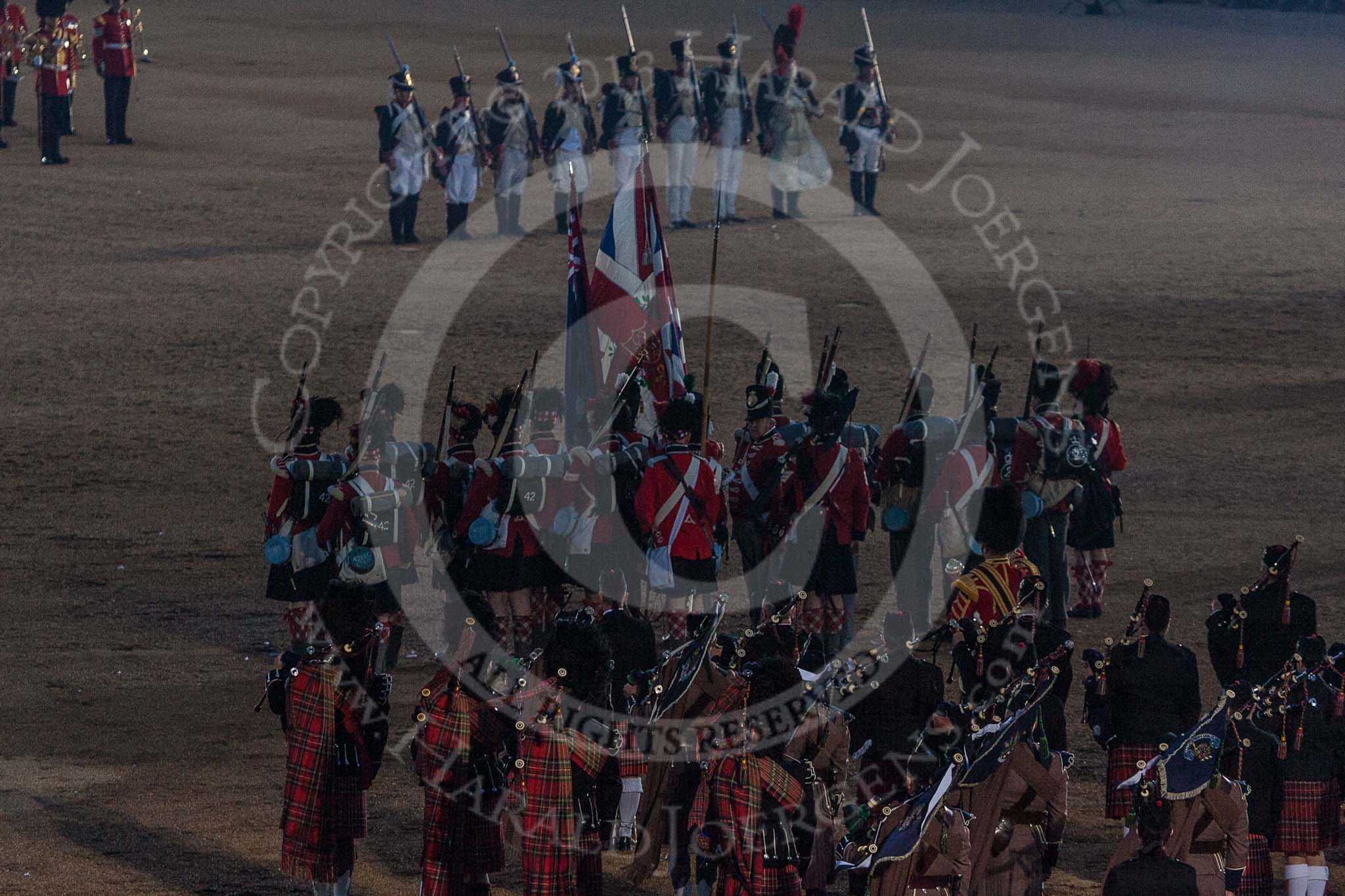 Beating Retreat 2015 - Waterloo 200.
Horse Guards Parade, Westminster,
London,

United Kingdom,
on 10 June 2015 at 21:28, image #354