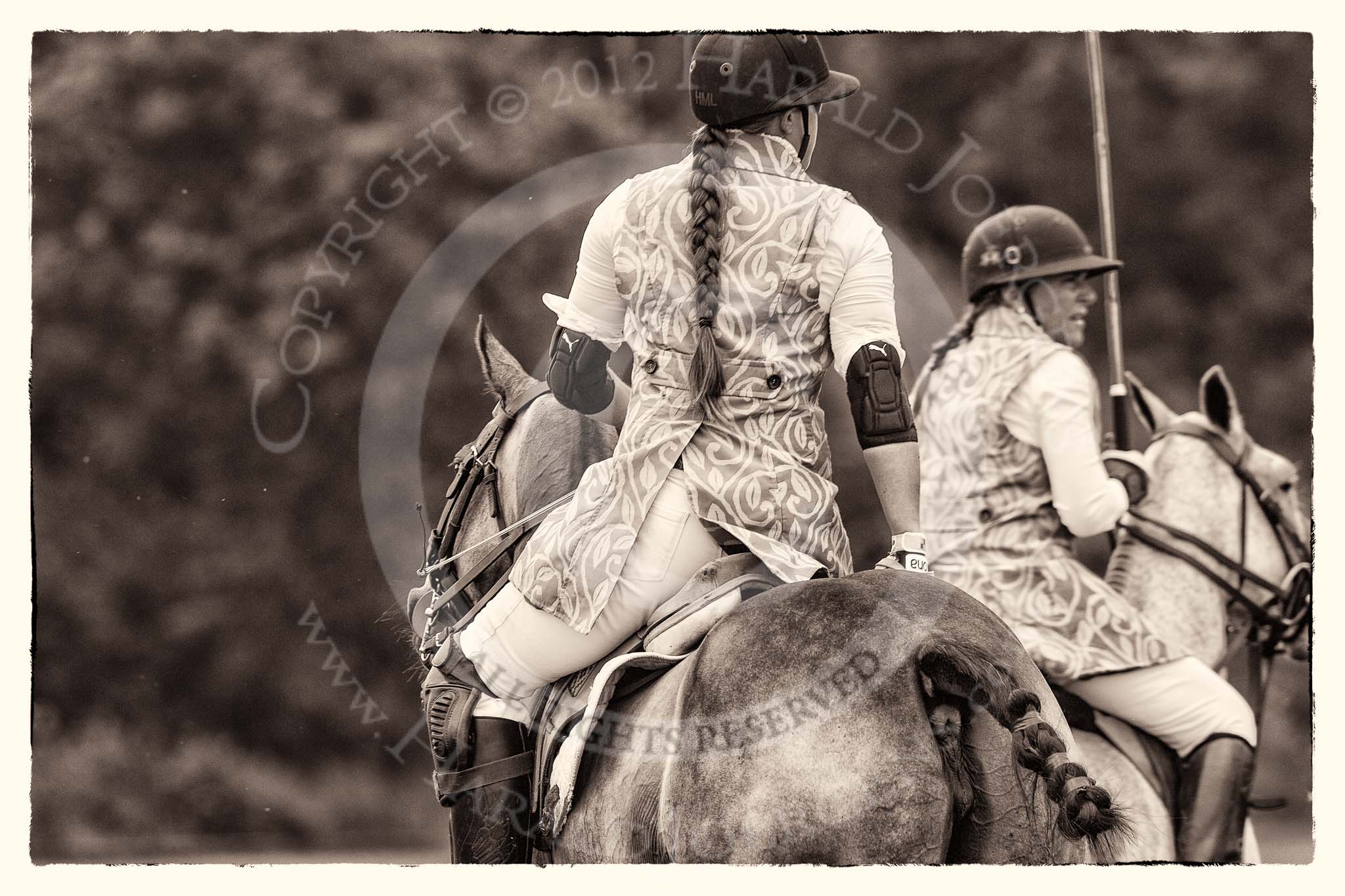 7th Heritage Polo Cup semi-finals: : The Amazons of Polo Team sponsored by Polistas - Heloise Lorentzen & Barbara P Zingg..
Hurtwood Park Polo Club,
Ewhurst Green,
Surrey,
United Kingdom,
on 04 August 2012 at 13:13, image #109