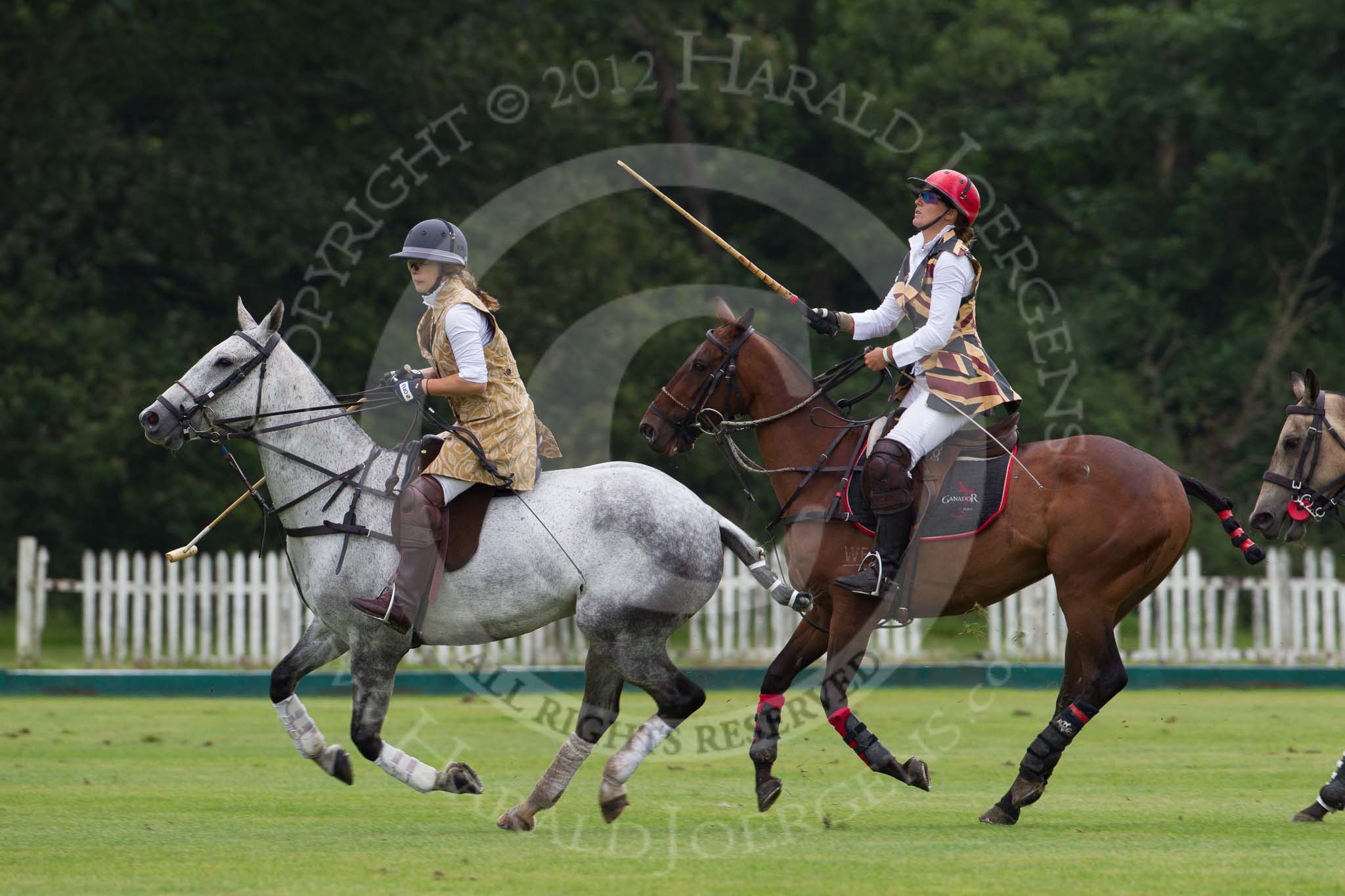 7th Heritage Polo Cup semi-finals: Emma Boers & Sarah Wisman..
Hurtwood Park Polo Club,
Ewhurst Green,
Surrey,
United Kingdom,
on 04 August 2012 at 13:11, image #105