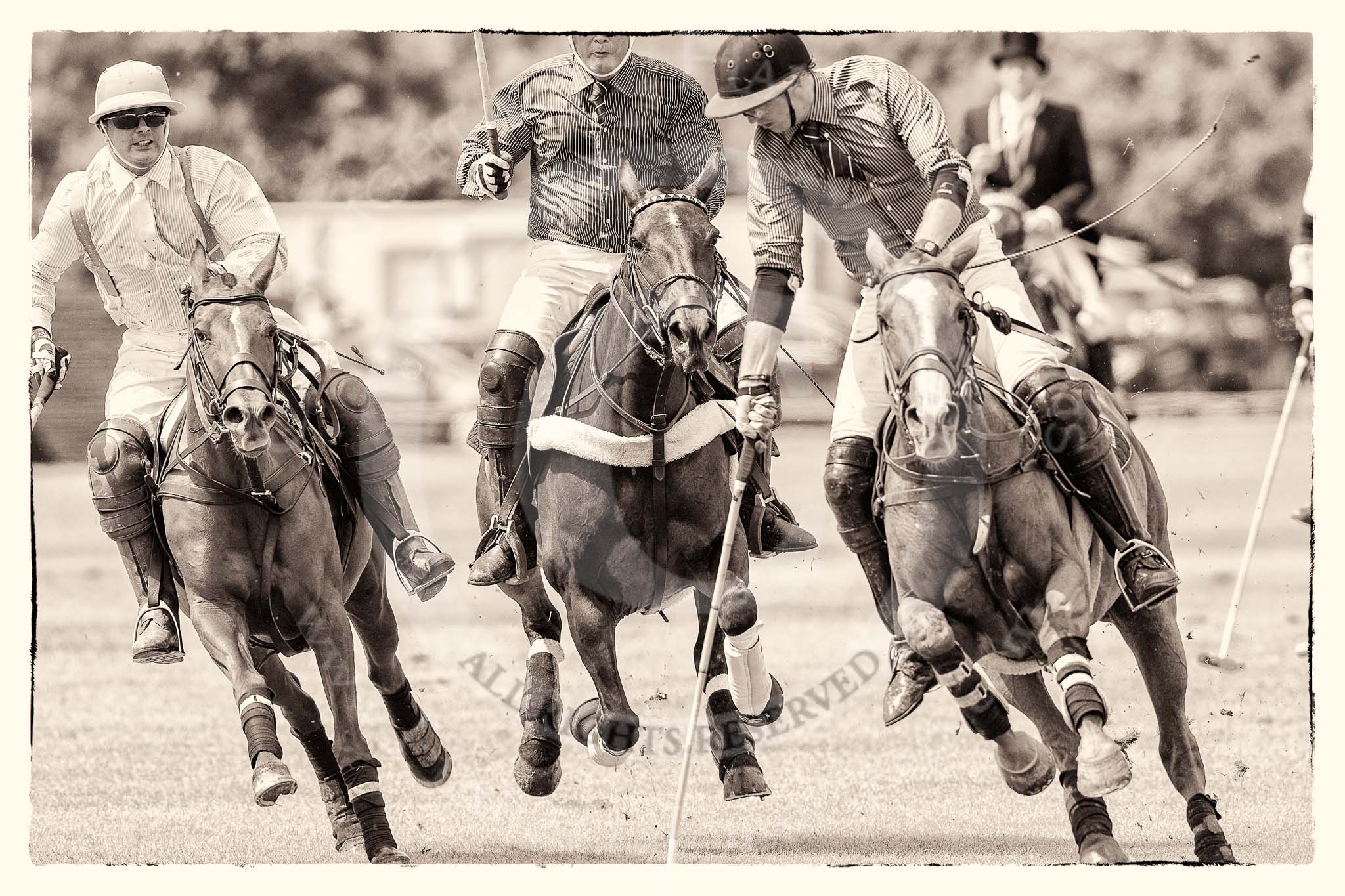 7th Heritage Polo Cup finals: James Rome, Team Silver Fox USA, escaping and in full control..
Hurtwood Park Polo Club,
Ewhurst Green,
Surrey,
United Kingdom,
on 05 August 2012 at 14:06, image #63