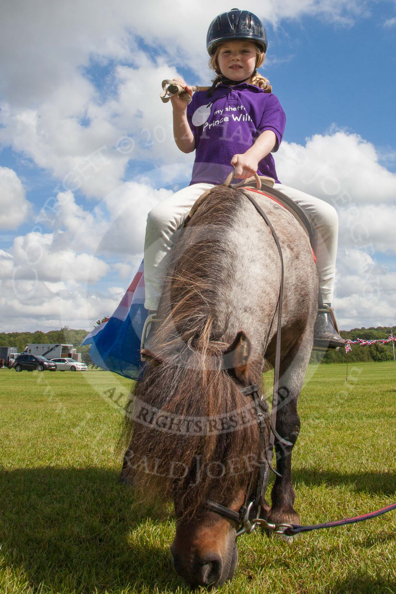 7th Heritage Polo Cup finals: The Sheltand Pony Club (www.shetlandponyclub.co.uk) with Pony called "Samson" hosting an Olympic Parade..
Hurtwood Park Polo Club,
Ewhurst Green,
Surrey,
United Kingdom,
on 05 August 2012 at 14:50, image #114