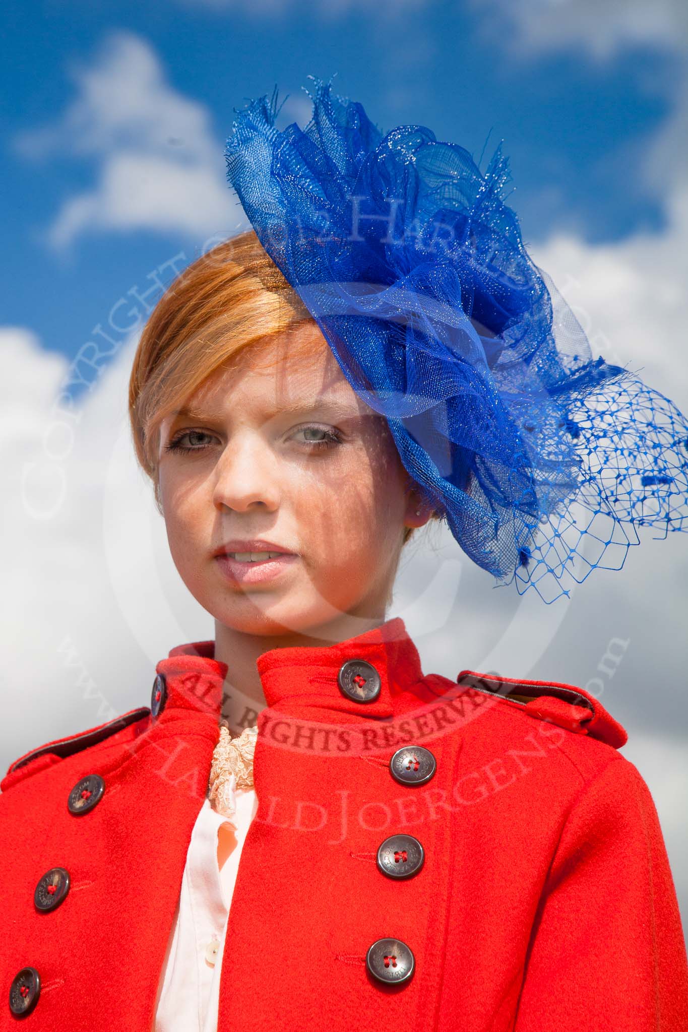 7th Heritage Polo Cup finals: Lizzie wearing a Jennifer Cattlin Millinery creation (www.jennifercattlin.com).
Hurtwood Park Polo Club,
Ewhurst Green,
Surrey,
United Kingdom,
on 05 August 2012 at 14:52, image #116