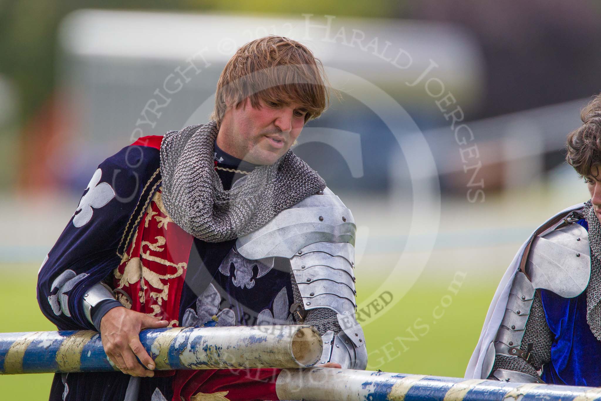 DBPC Polo in the Park 2012: The Knights of Middle England - preparations for the Jousting display..
Dallas Burston Polo Club,
Stoneythorpe Estate,
Southam,
Warwickshire,
United Kingdom,
on 16 September 2012 at 13:49, image #167