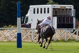 DBPC Polo in the Park 2012: Dawson Group Polo Team #1 Freya Dawson, having achieved yet another goal..
Dallas Burston Polo Club,
Stoneythorpe Estate,
Southam,
Warwickshire,
United Kingdom,
on 16 September 2012 at 13:19, image #145