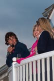 DBPC Polo in the Park 2012: Polo commentator Phil Baker with the Help for Heroes representative, Andrea Horton..
Dallas Burston Polo Club,
Stoneythorpe Estate,
Southam,
Warwickshire,
United Kingdom,
on 16 September 2012 at 18:52, image #331