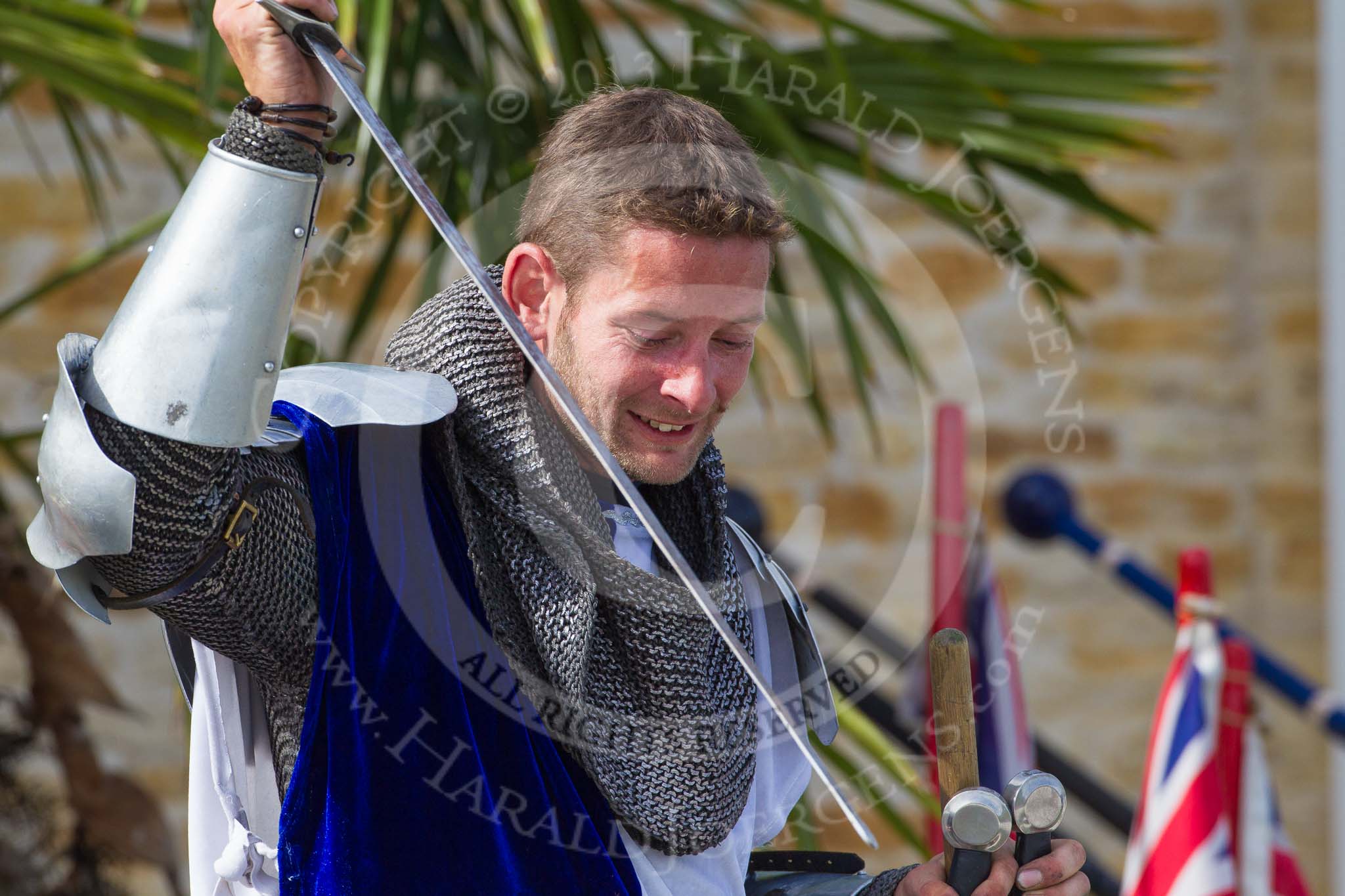 DBPC Polo in the Park 2013 - jousting display by the Knights of Middle England.
Dallas Burston Polo Club, ,
Southam,
Warwickshire,
United Kingdom,
on 01 September 2013 at 14:52, image #420