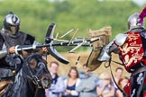 DBPC Polo in the Park 2013 - jousting display by the Knights of Middle England.
Dallas Burston Polo Club, ,
Southam,
Warwickshire,
United Kingdom,
on 01 September 2013 at 15:42, image #514