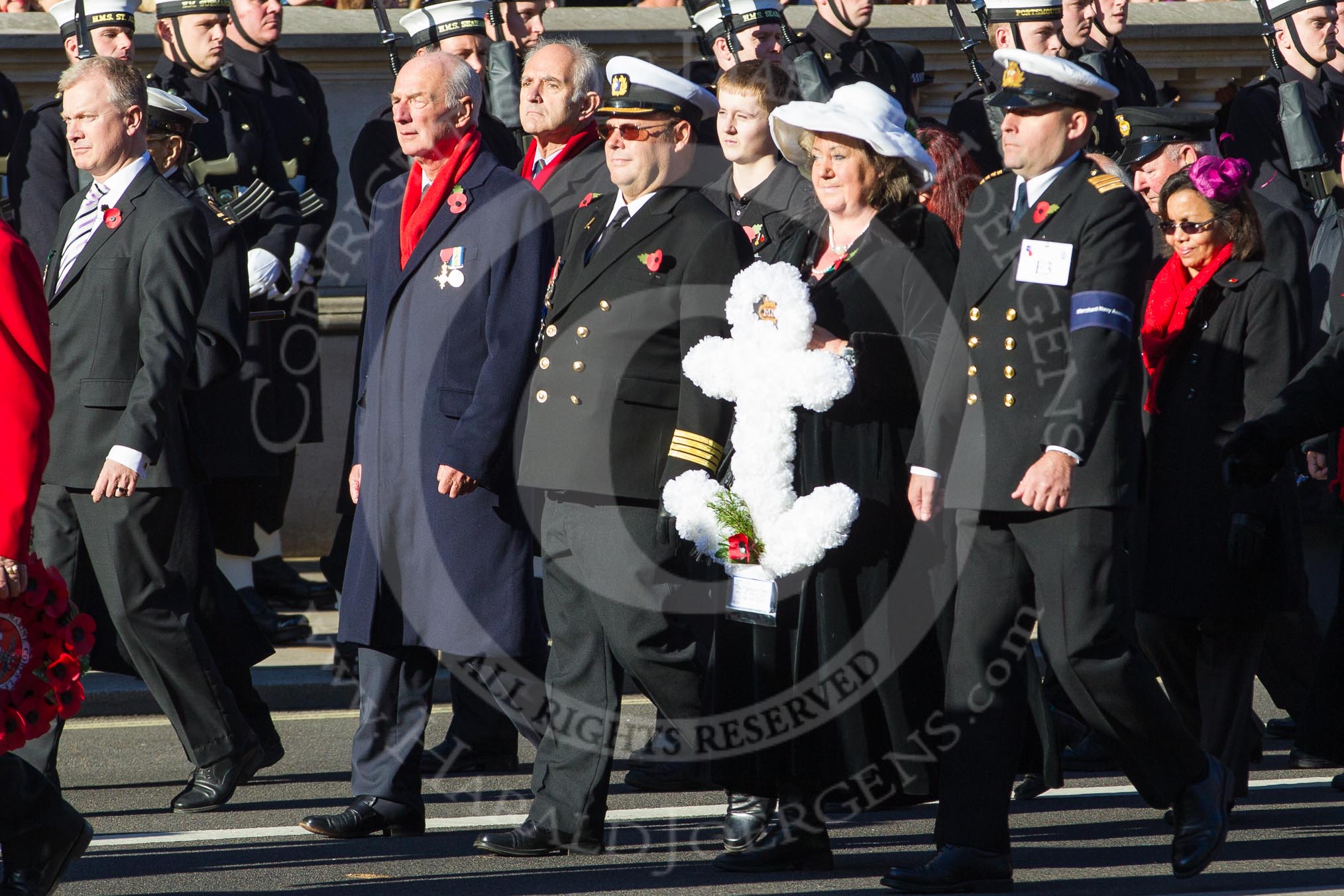 Remembrance Sunday 2012 Cenotaph March Past: Group E3 - Merchant Navy Association..
Whitehall, Cenotaph,
London SW1,

United Kingdom,
on 11 November 2012 at 11:38, image #62