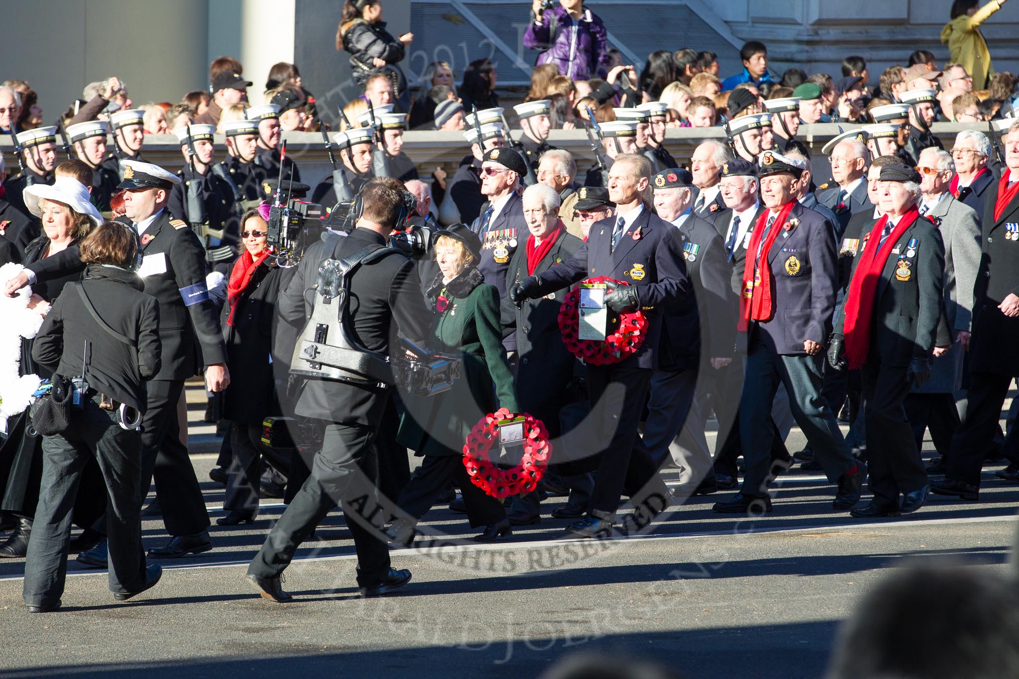 Remembrance Sunday 2012 Cenotaph March Past: Group E3 - Merchant Navy Association..
Whitehall, Cenotaph,
London SW1,

United Kingdom,
on 11 November 2012 at 11:38, image #64