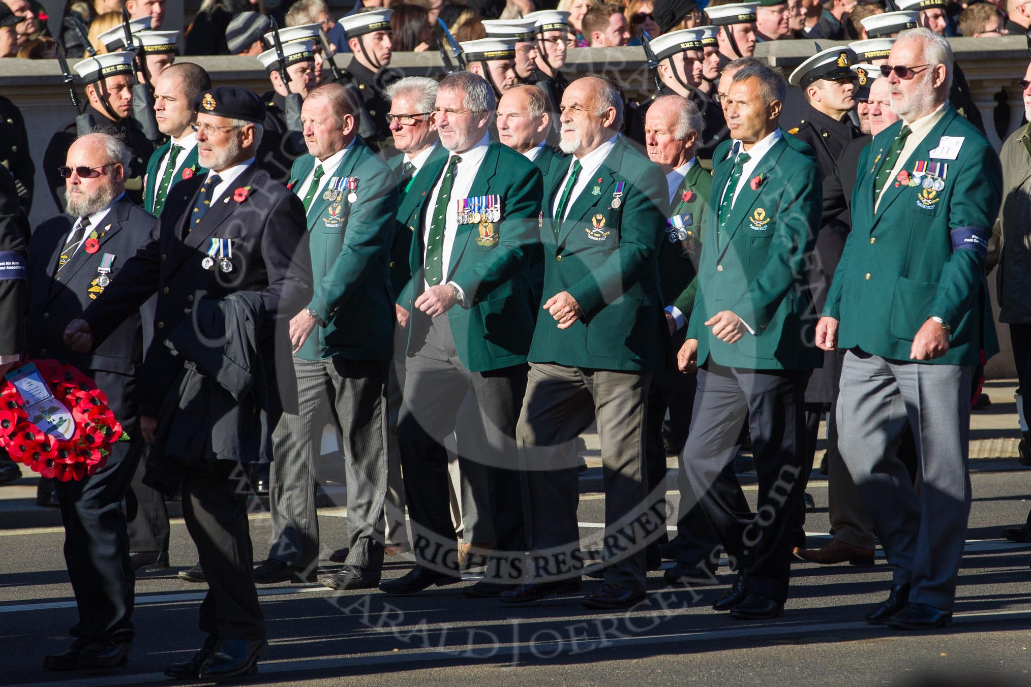 Remembrance Sunday 2012 Cenotaph March Past: Group E11 - Fleet Air Arm Field Gun Association..
Whitehall, Cenotaph,
London SW1,

United Kingdom,
on 11 November 2012 at 11:39, image #100