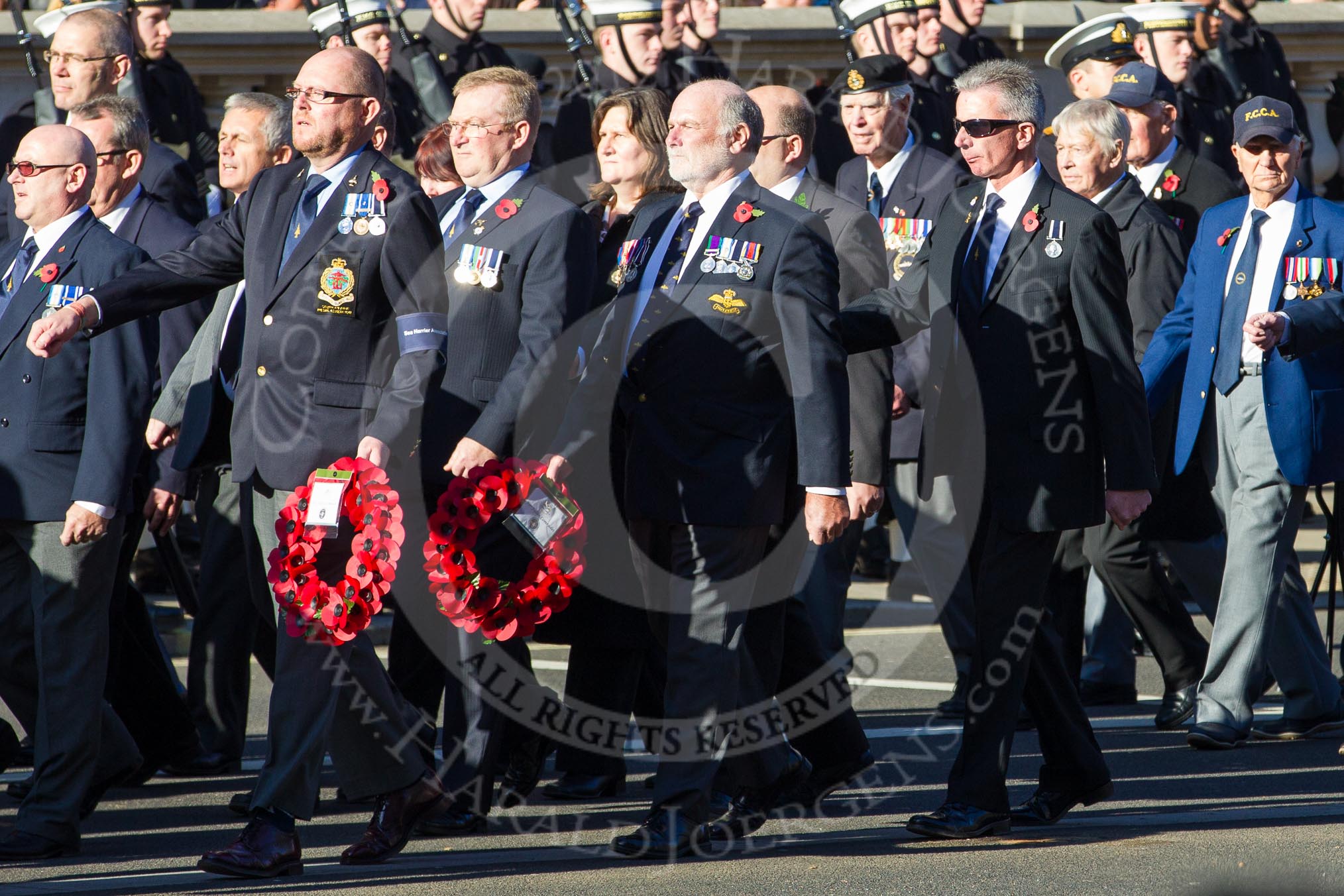 Remembrance Sunday 2012 Cenotaph March Past: Group E15 - Sea Harrier Association..
Whitehall, Cenotaph,
London SW1,

United Kingdom,
on 11 November 2012 at 11:40, image #120