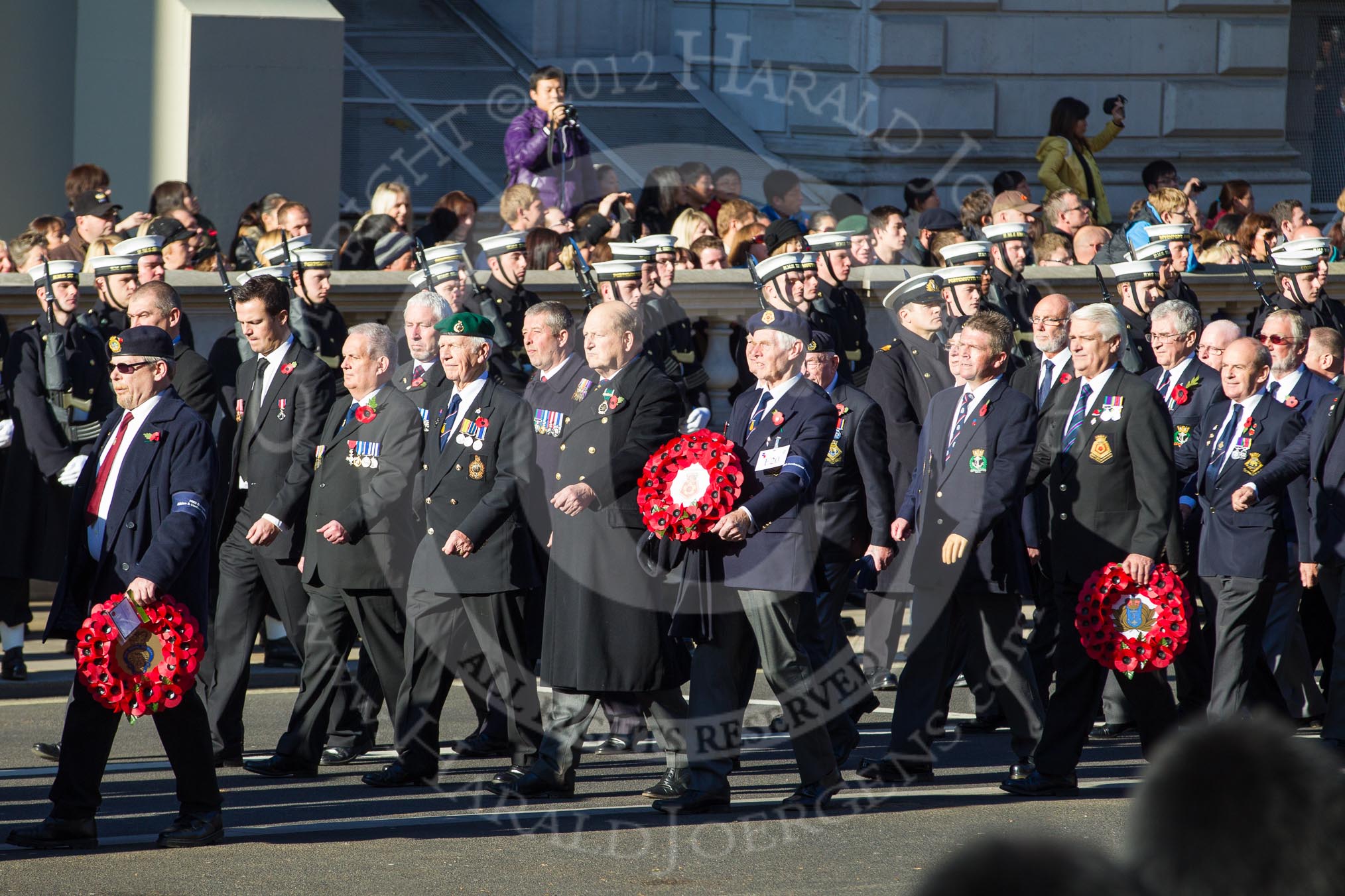 Remembrance Sunday 2012 Cenotaph March Past: Group E20 - HMS Cumberland Association..
Whitehall, Cenotaph,
London SW1,

United Kingdom,
on 11 November 2012 at 11:40, image #139