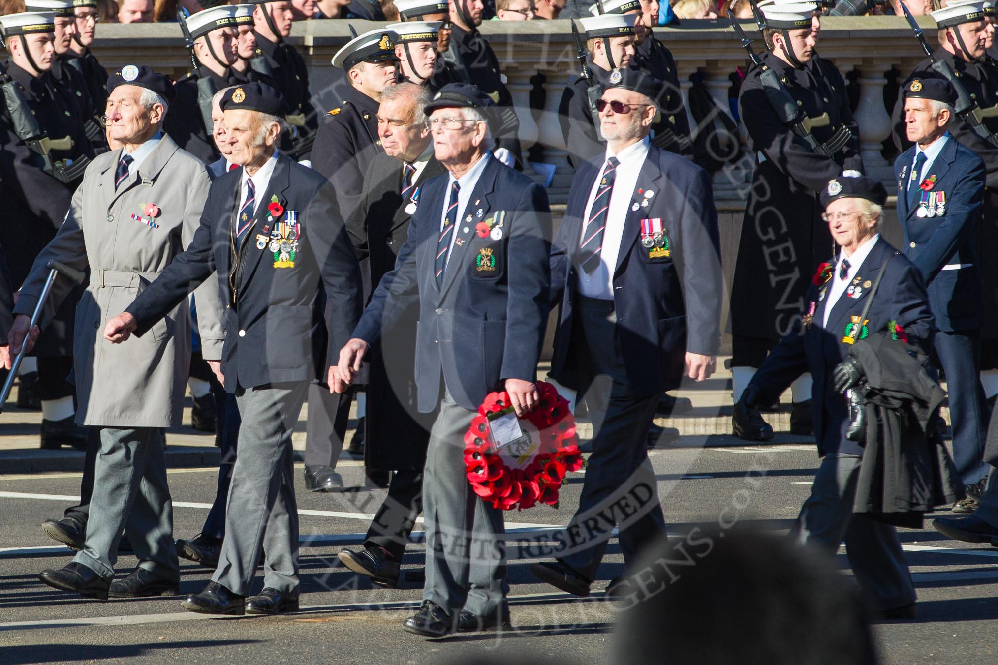 Remembrance Sunday 2012 Cenotaph March Past: Group E25 - Algerines Association..
Whitehall, Cenotaph,
London SW1,

United Kingdom,
on 11 November 2012 at 11:41, image #178