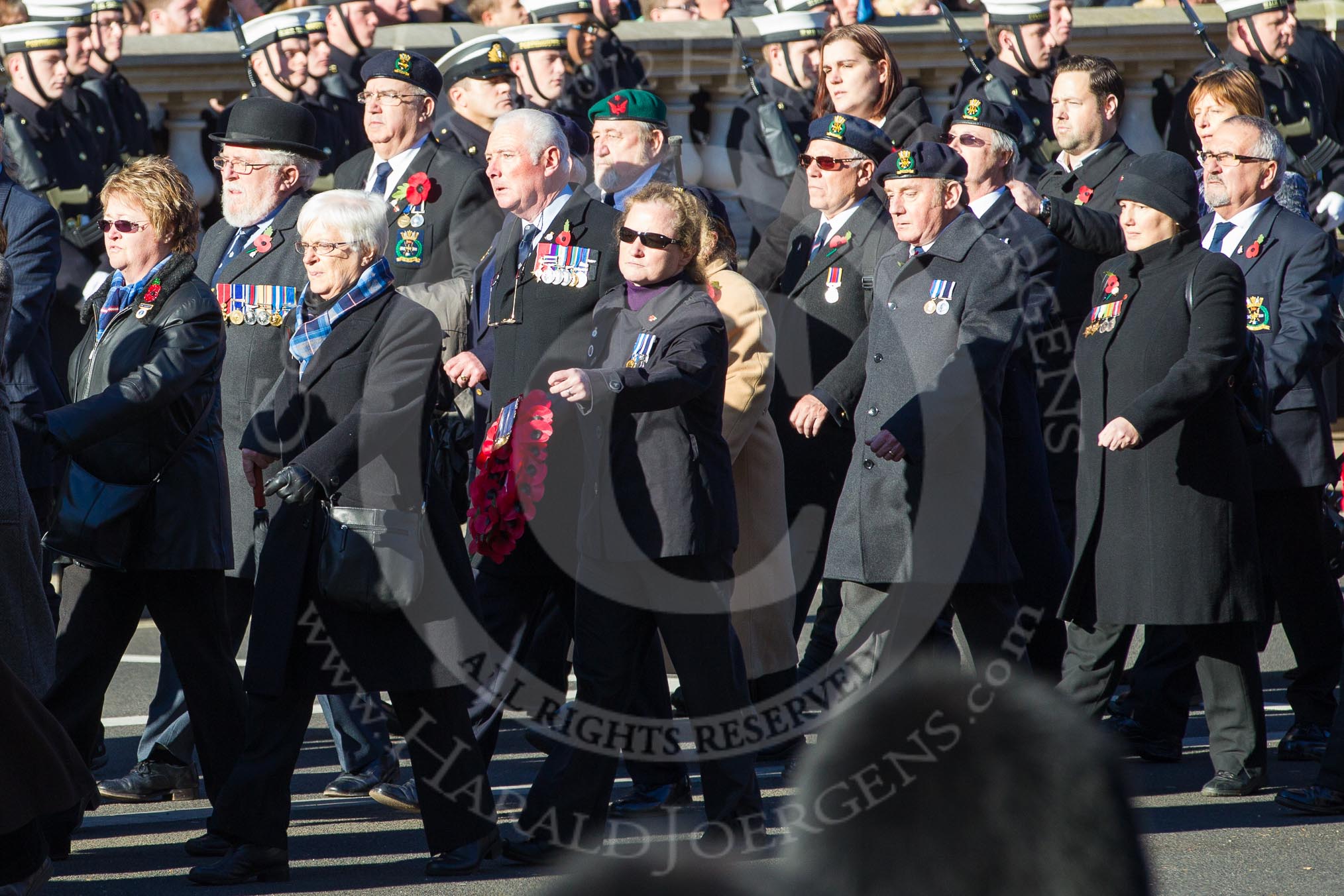 Remembrance Sunday 2012 Cenotaph March Past: Group E29 - Association of WRENS and E30 - Royal Fleet Auxiliary Association..
Whitehall, Cenotaph,
London SW1,

United Kingdom,
on 11 November 2012 at 11:41, image #220