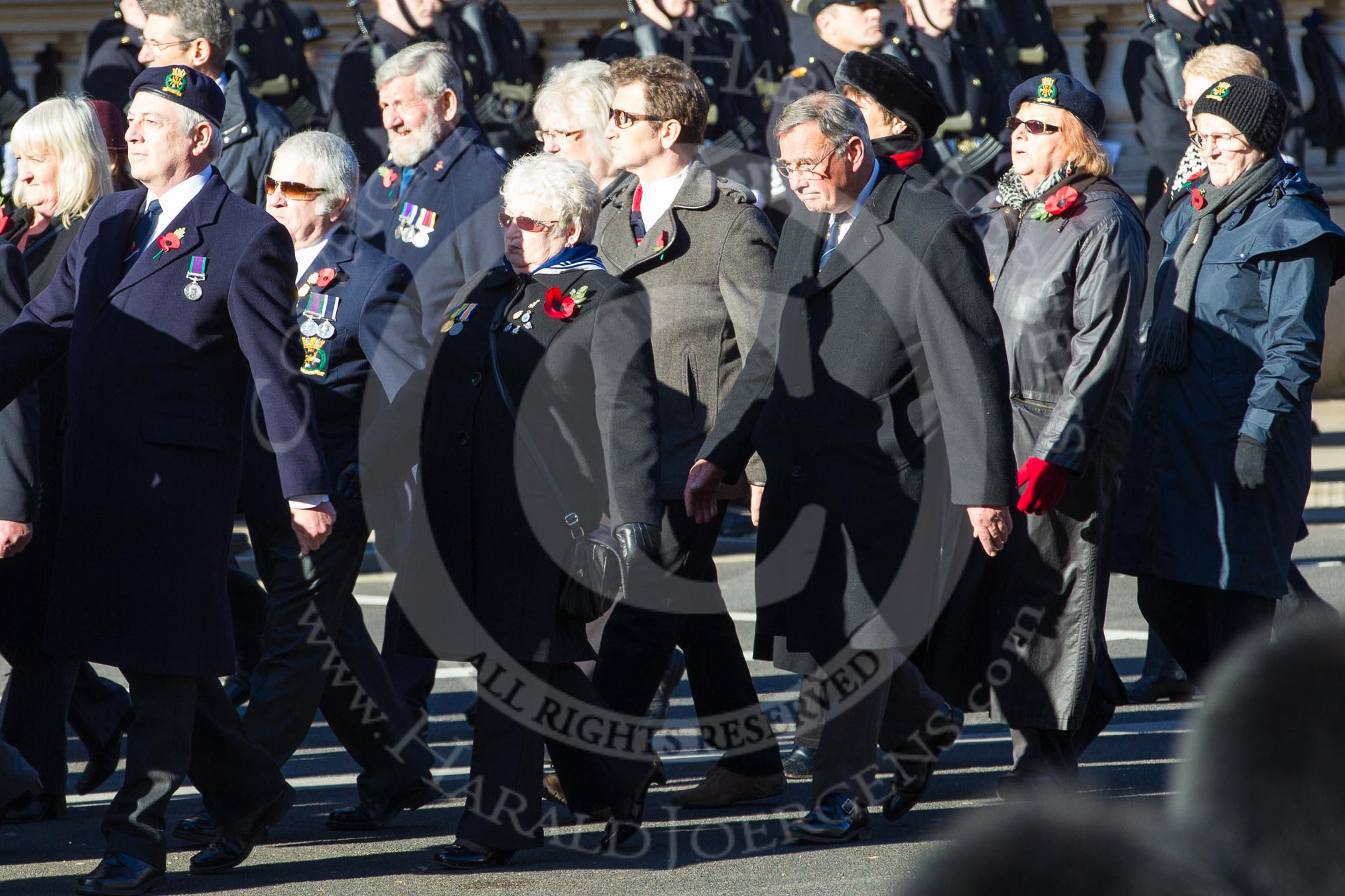 Remembrance Sunday 2012 Cenotaph March Past: Group E31 - Royal Naval Communications Association..
Whitehall, Cenotaph,
London SW1,

United Kingdom,
on 11 November 2012 at 11:41, image #228