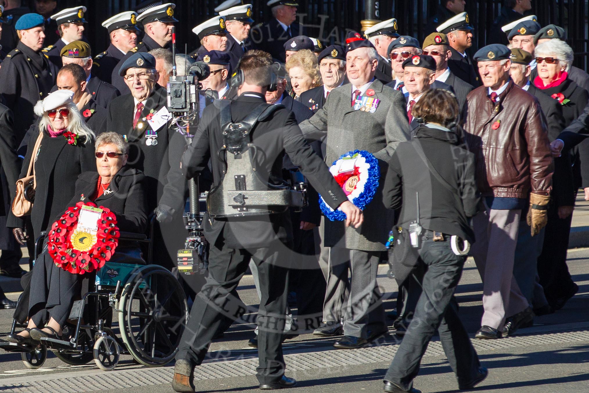 Remembrance Sunday 2012 Cenotaph March Past: Group F2 - Aden Veterans Association..
Whitehall, Cenotaph,
London SW1,

United Kingdom,
on 11 November 2012 at 11:44, image #383