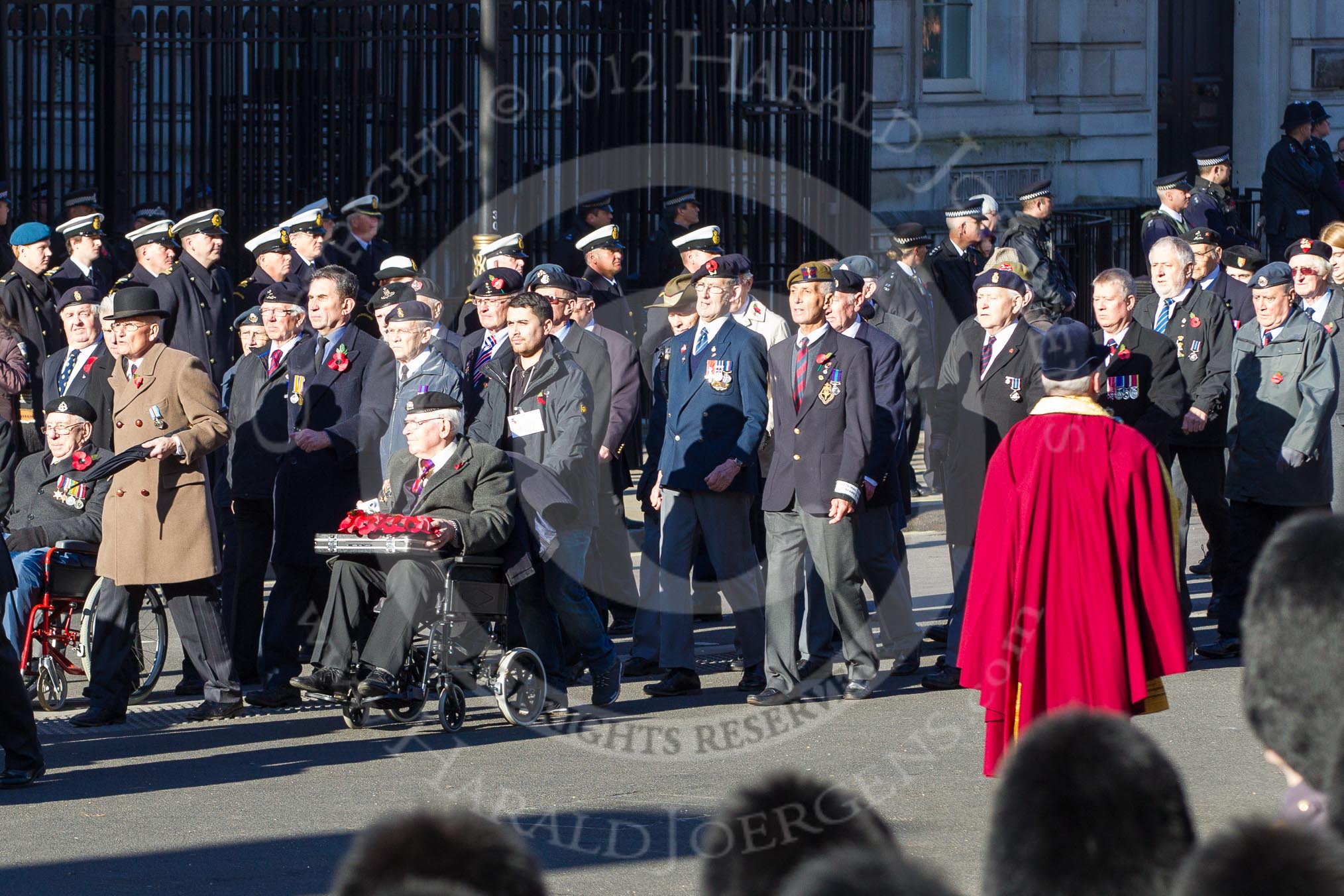 Remembrance Sunday 2012 Cenotaph March Past: Group F10 - National Service Veterans Alliance..
Whitehall, Cenotaph,
London SW1,

United Kingdom,
on 11 November 2012 at 11:46, image #445
