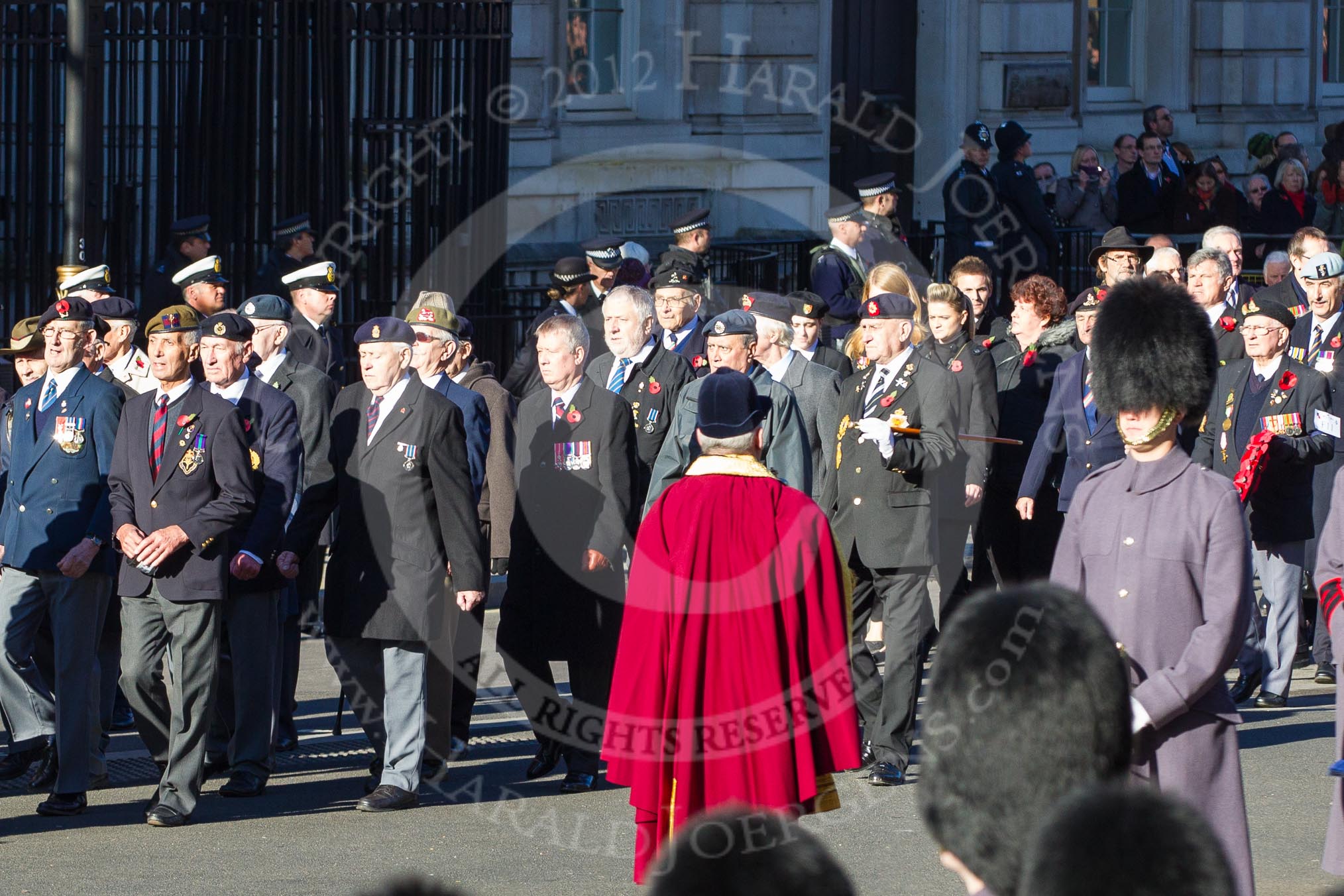 Remembrance Sunday 2012 Cenotaph March Past: Group F10 - National Service Veterans Alliance..
Whitehall, Cenotaph,
London SW1,

United Kingdom,
on 11 November 2012 at 11:46, image #449