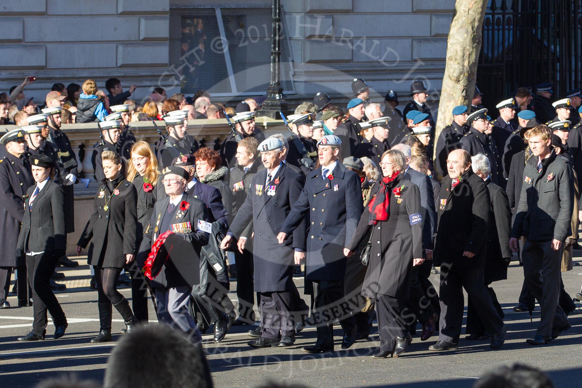 Remembrance Sunday 2012 Cenotaph March Past: Group F11 - Italy Star Association..
Whitehall, Cenotaph,
London SW1,

United Kingdom,
on 11 November 2012 at 11:46, image #463