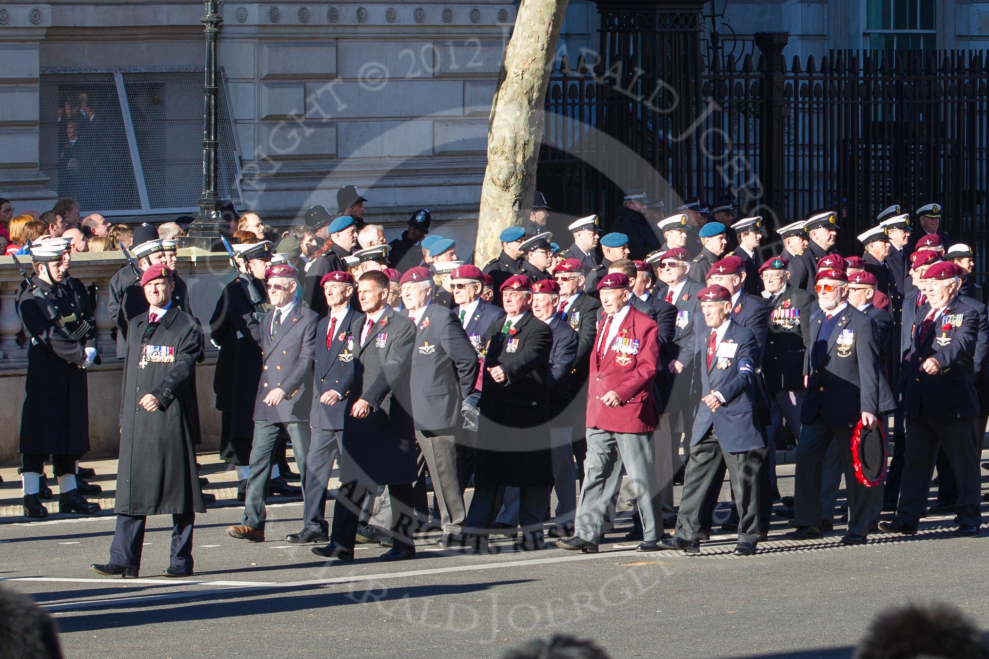 Remembrance Sunday 2012 Cenotaph March Past: Group A20 - Parachute Regimental Association..
Whitehall, Cenotaph,
London SW1,

United Kingdom,
on 11 November 2012 at 11:50, image #676