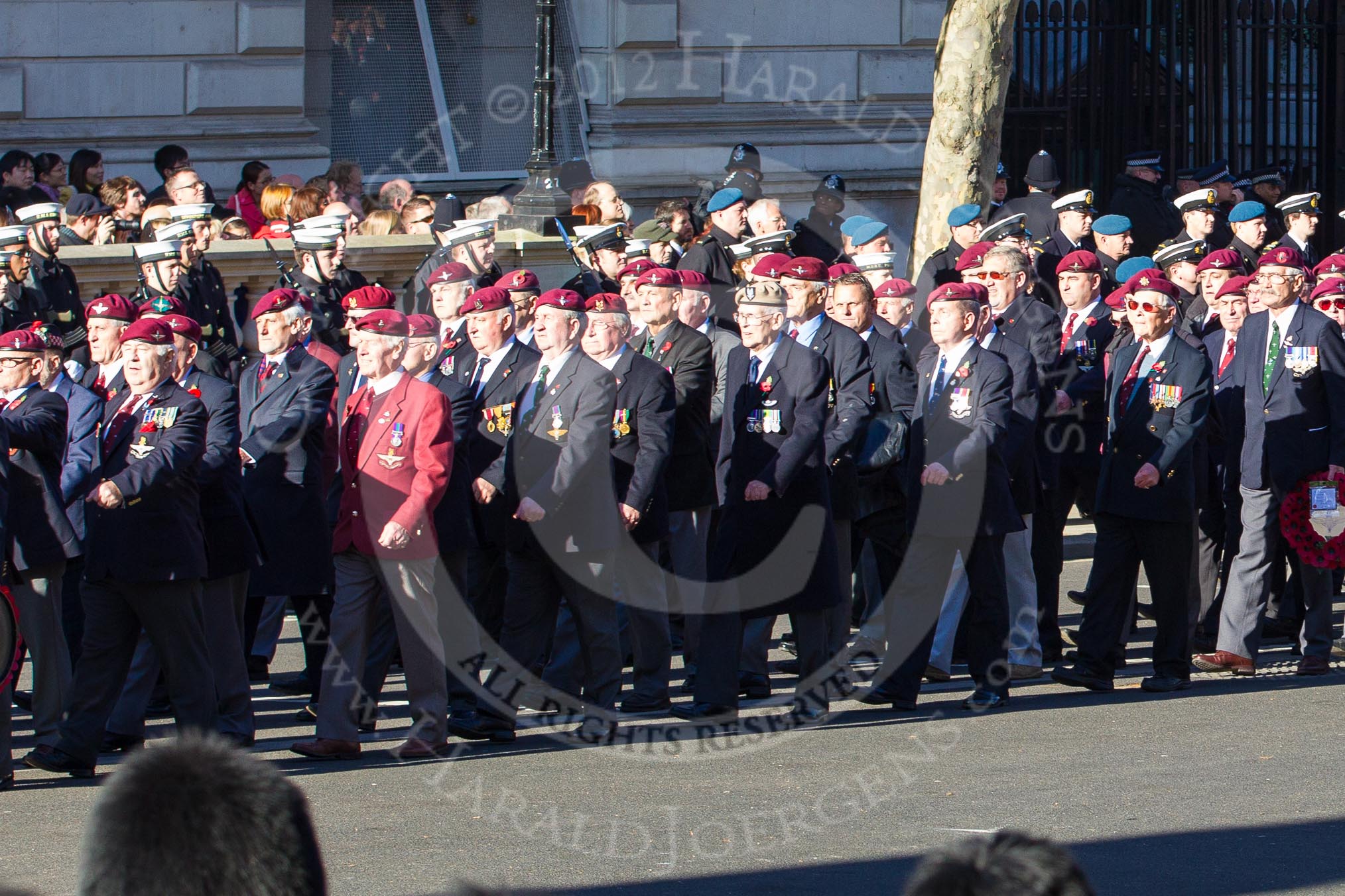 Remembrance Sunday 2012 Cenotaph March Past: Group A20 - Parachute Regimental Association..
Whitehall, Cenotaph,
London SW1,

United Kingdom,
on 11 November 2012 at 11:51, image #683