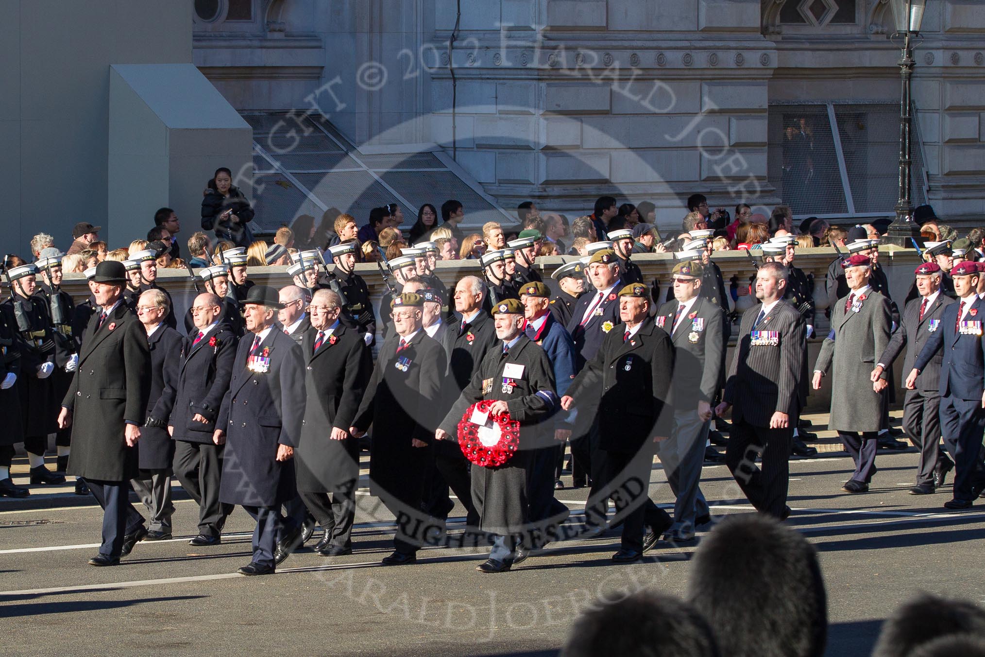 Remembrance Sunday 2012 Cenotaph March Past: Group  A28 - Scots Guards Association..
Whitehall, Cenotaph,
London SW1,

United Kingdom,
on 11 November 2012 at 11:52, image #752
