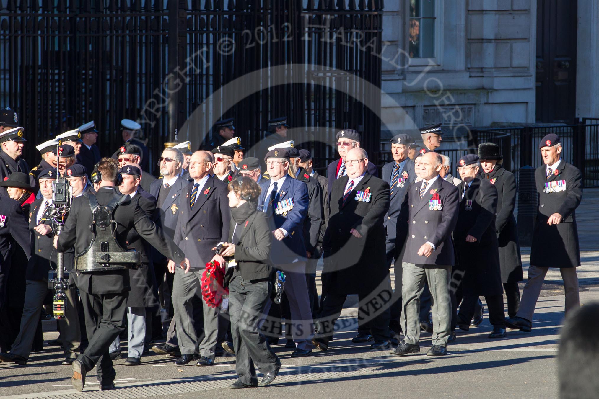 Remembrance Sunday 2012 Cenotaph March Past: Group B2, Royal Electrical & Mechanical Engineers Association..
Whitehall, Cenotaph,
London SW1,

United Kingdom,
on 11 November 2012 at 11:54, image #811