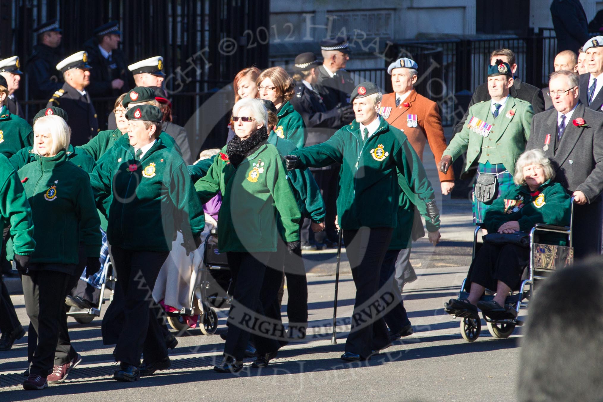 Remembrance Sunday 2012 Cenotaph March Past: Group B21 - Women's Royal Army Corps Association..
Whitehall, Cenotaph,
London SW1,

United Kingdom,
on 11 November 2012 at 11:57, image #952