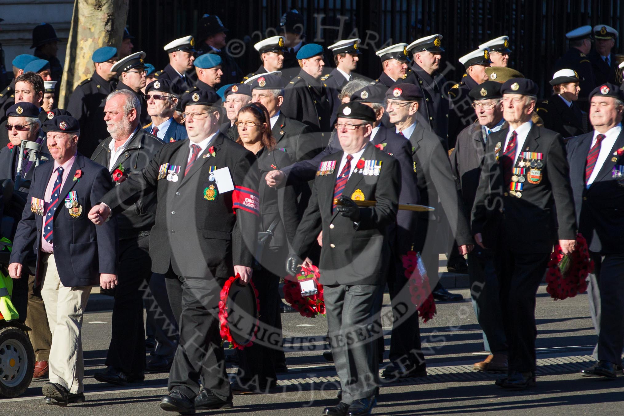 Remembrance Sunday 2012 Cenotaph March Past: Group B26 - Royal Engineers Association..
Whitehall, Cenotaph,
London SW1,

United Kingdom,
on 11 November 2012 at 11:58, image #976